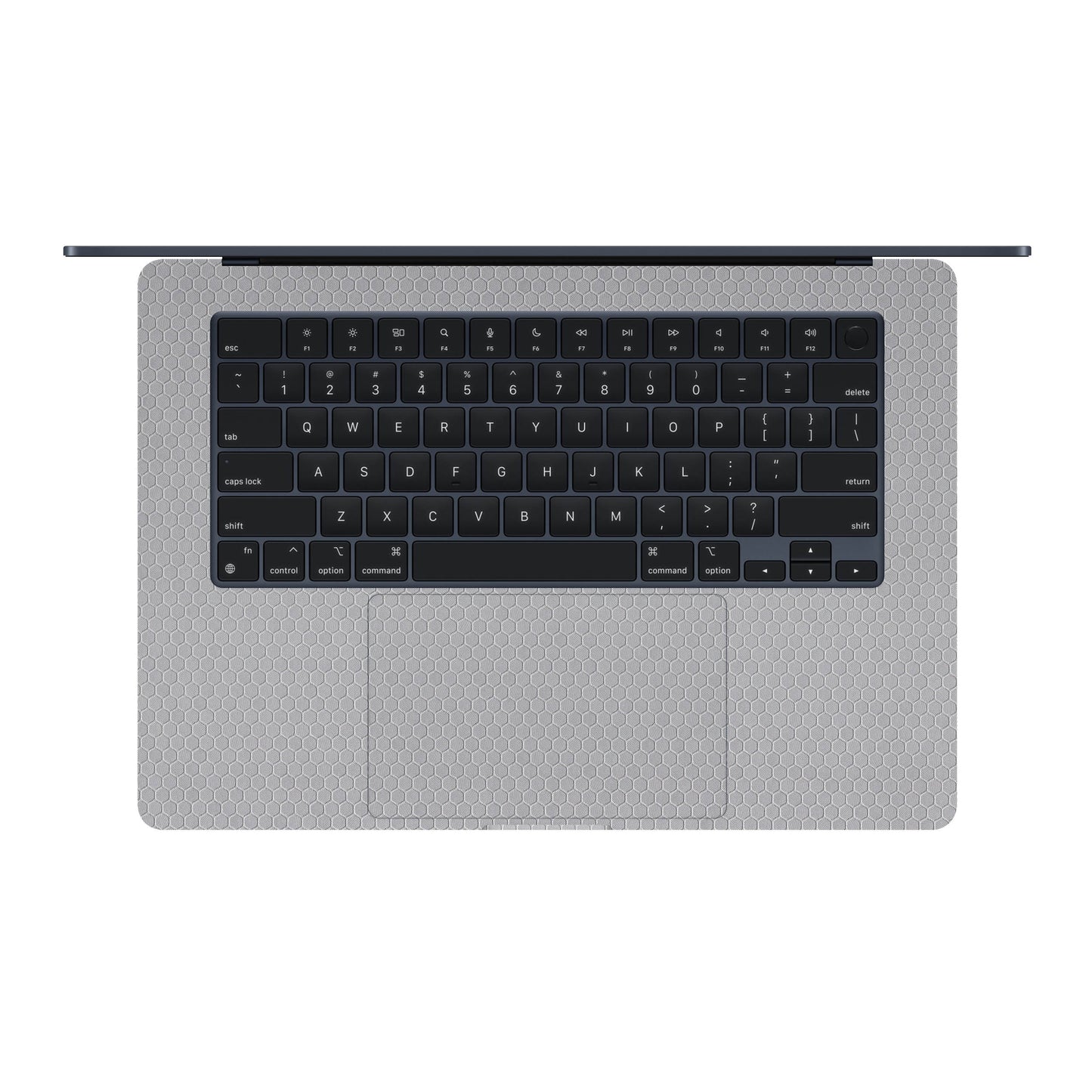 Folie de protectie MacBook Air 15" M2 (2023), eSkins Elegans, Skin Honeycomb Gri