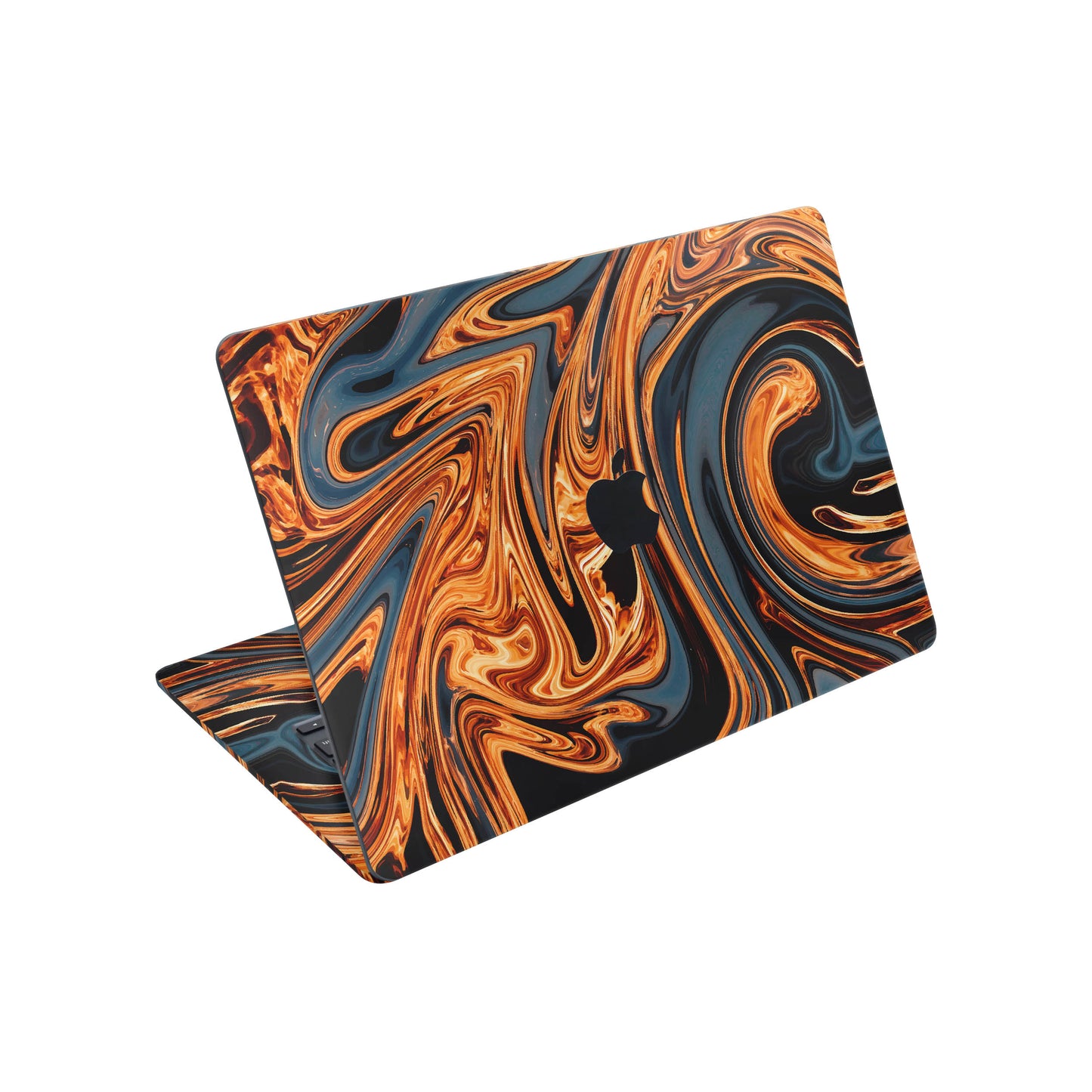 Folie de protectie MacBook Air 15" M3 (2024), eSkins Signature, Skin Amber Blaze