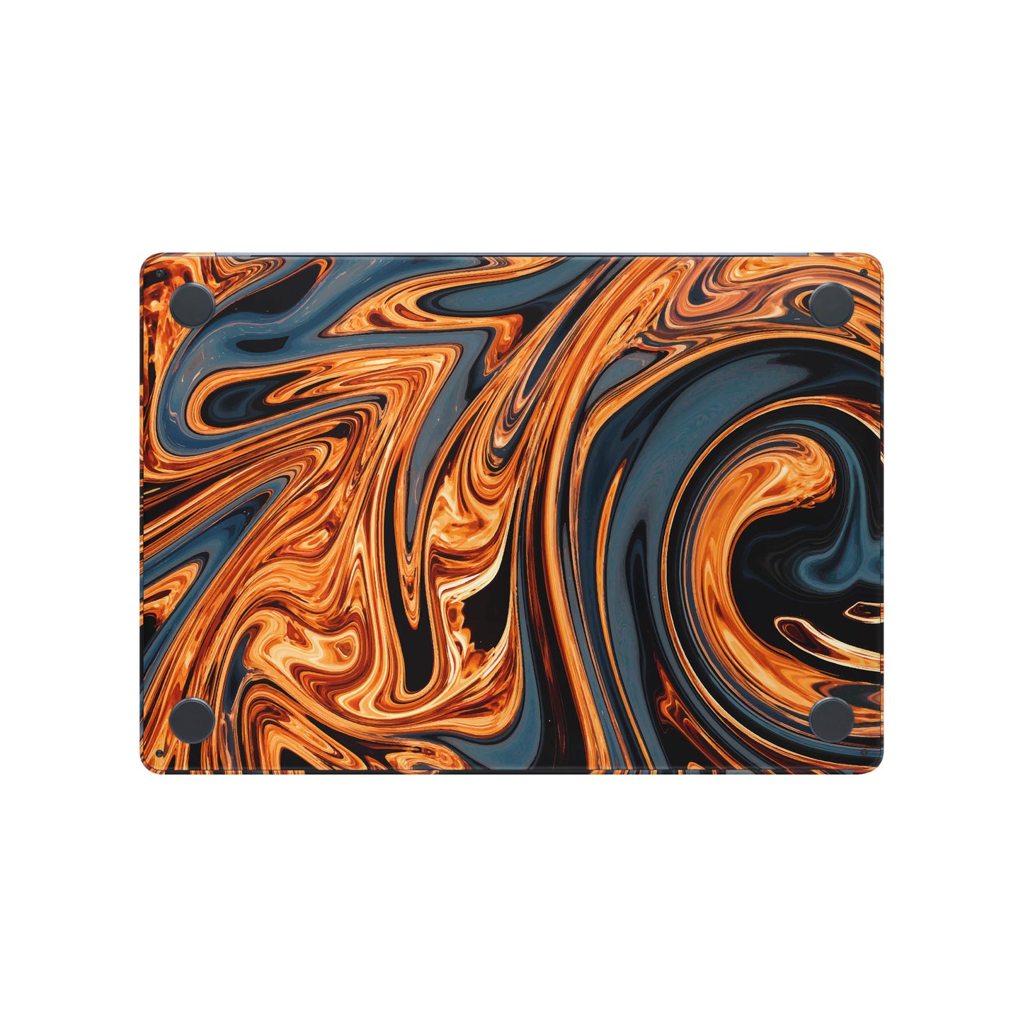 Folie de protectie MacBook Air 15" M3 (2024), eSkins Signature, Skin Amber Blaze