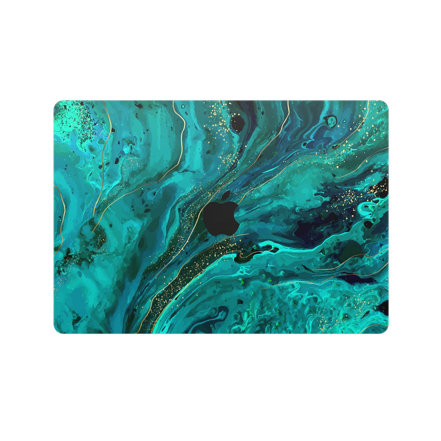 Folie de protectie MacBook Air 15" M3 (2024), eSkins Signature, Skin Celestial Lagoon