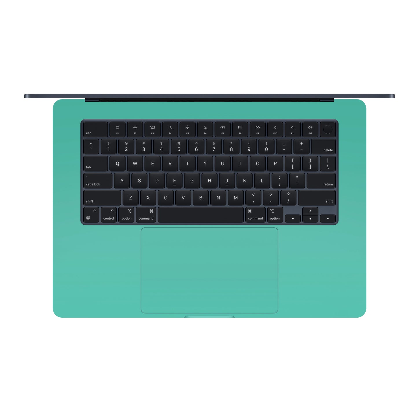 Folie de protectie MacBook Air 15" M3 (2024), eSkins Unique, Skin Mat Verde Menta