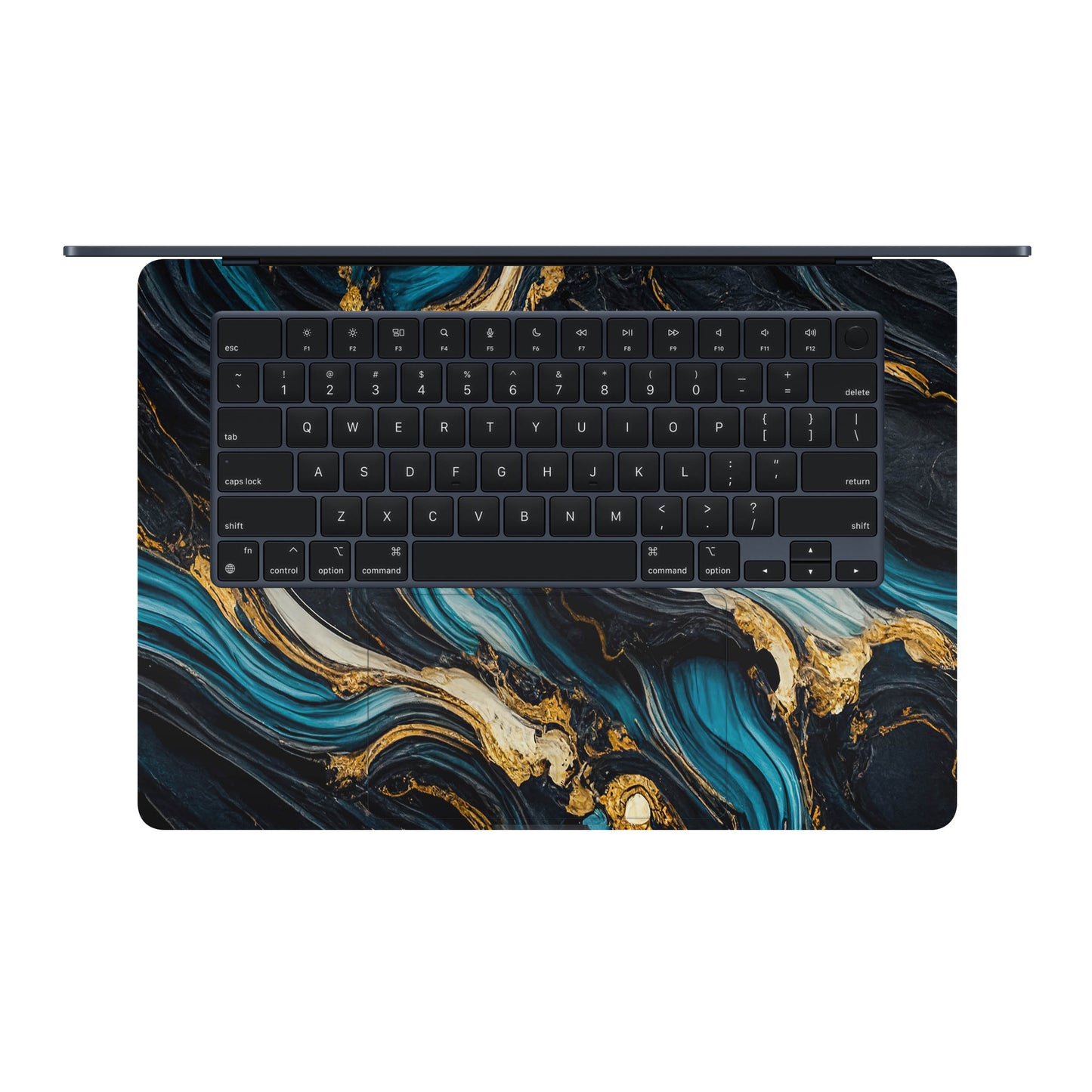 Folie de protectie MacBook Air 15" M3 (2024), eSkins Signature, Mystic Ocean