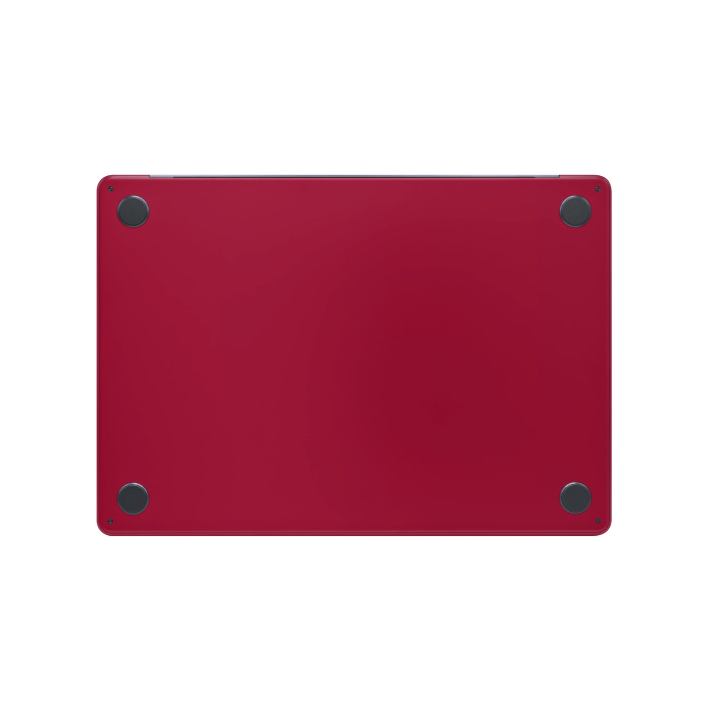 Folie de protectie MacBook Air 15" M3 (2024), eSkins Unique, Skin Mat Rosu
