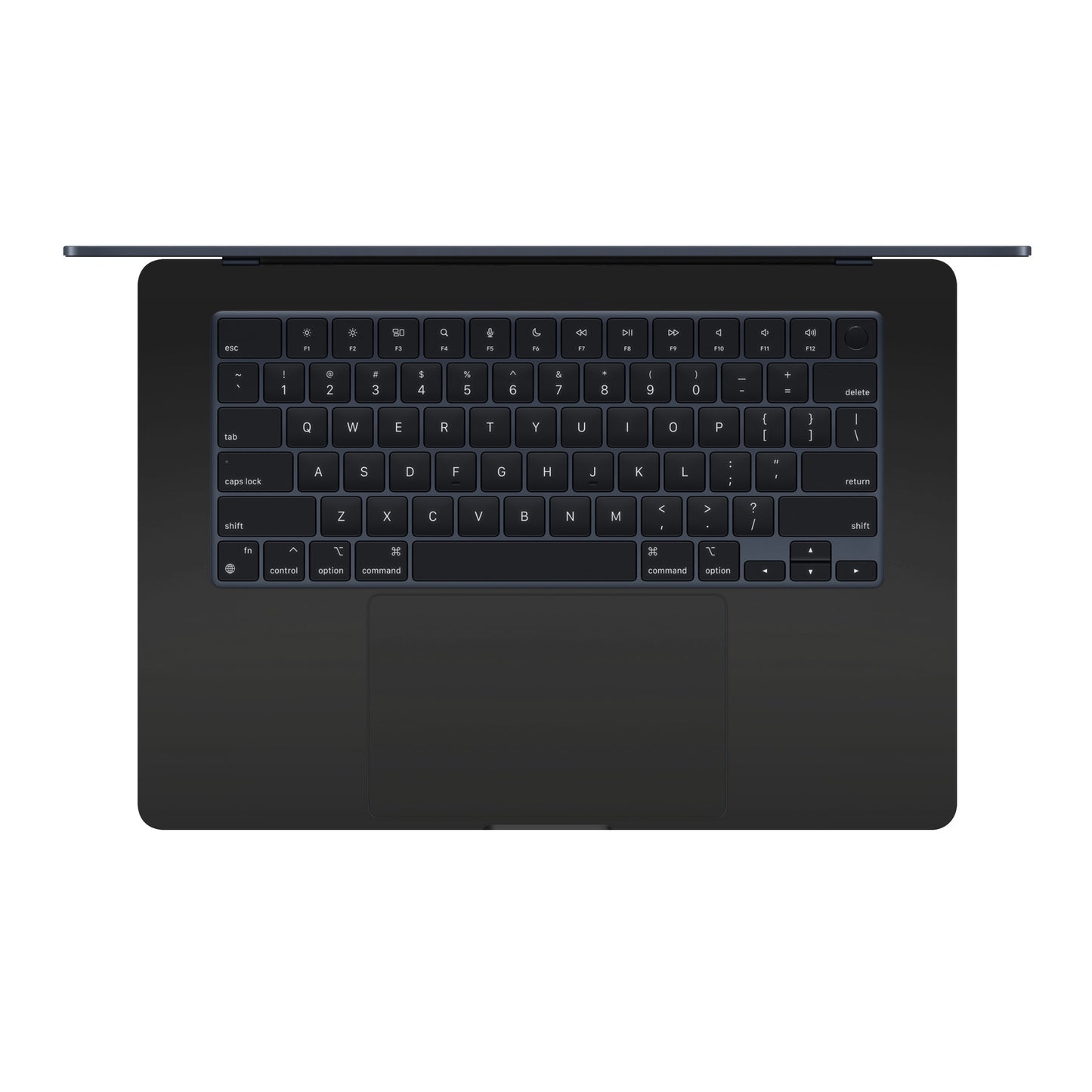 Folie de protectie MacBook Air 15" M3 (2024), eSkins Unique, Skin Mat Negru