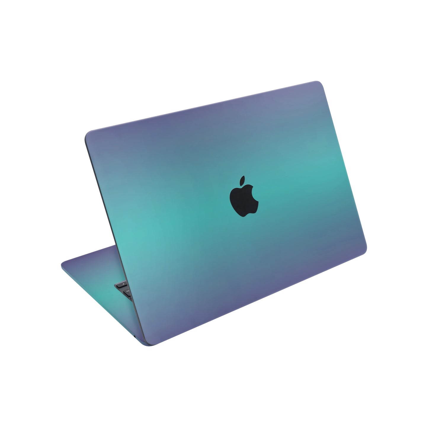 Folie de protectie MacBook Air 15" M3 (2024), eSkins Unique, Skin Cameleon Turcoaz-Lavanda