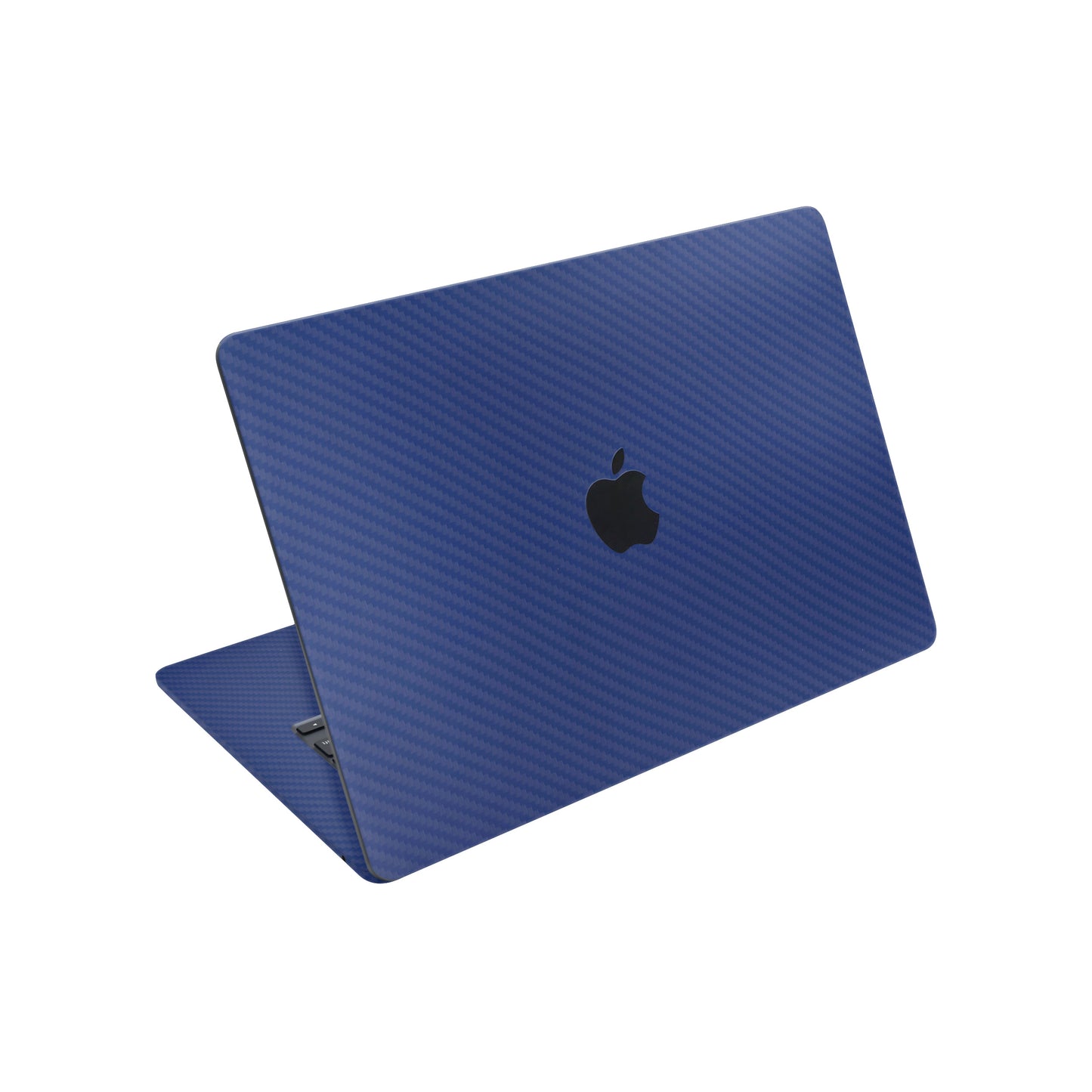 Folie de protectie MacBook Air 15" M4 (2025), eSkins Elegans, Skin Carbon Albastru