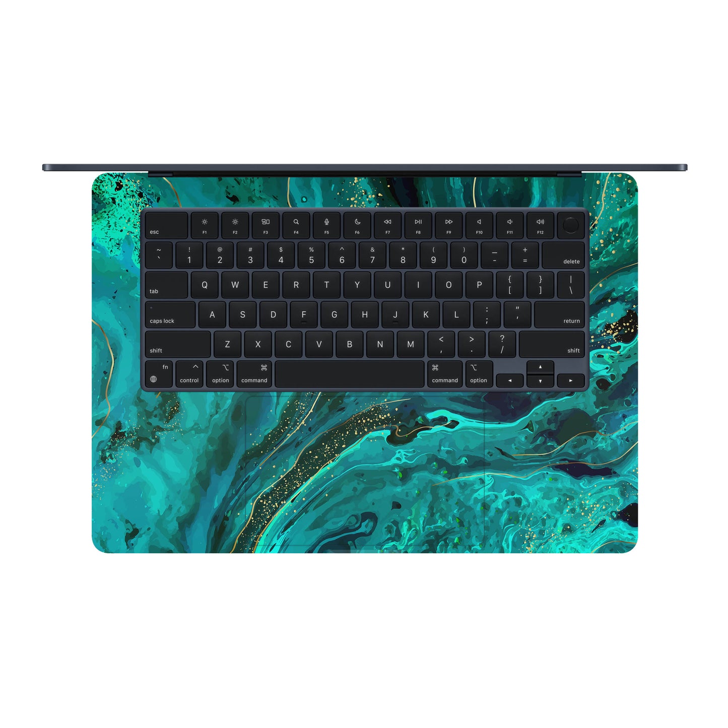 Folie de protectie MacBook Air 15" M4 (2025), eSkins Signature, Skin Celestial Lagoon