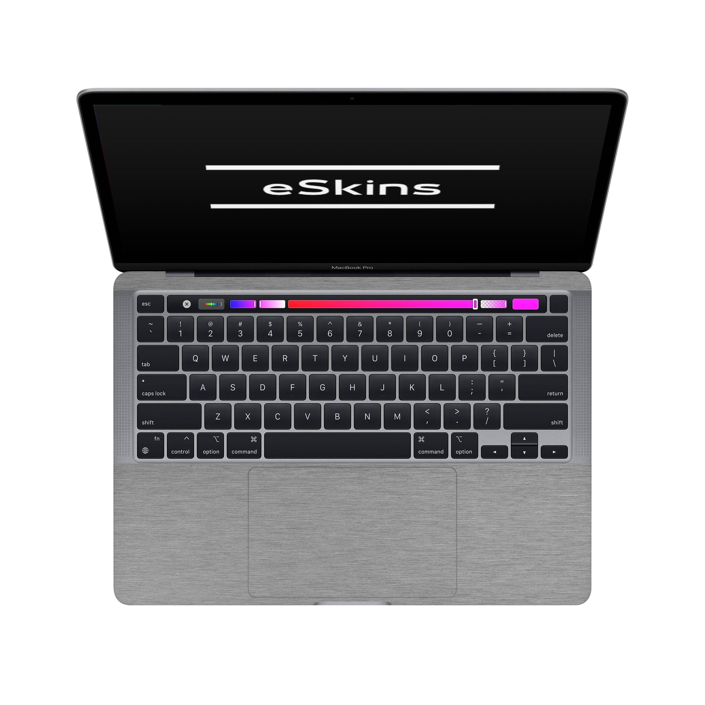 Skin MacBook Pro 13" M1 (2020), Metallic 3D Graphite