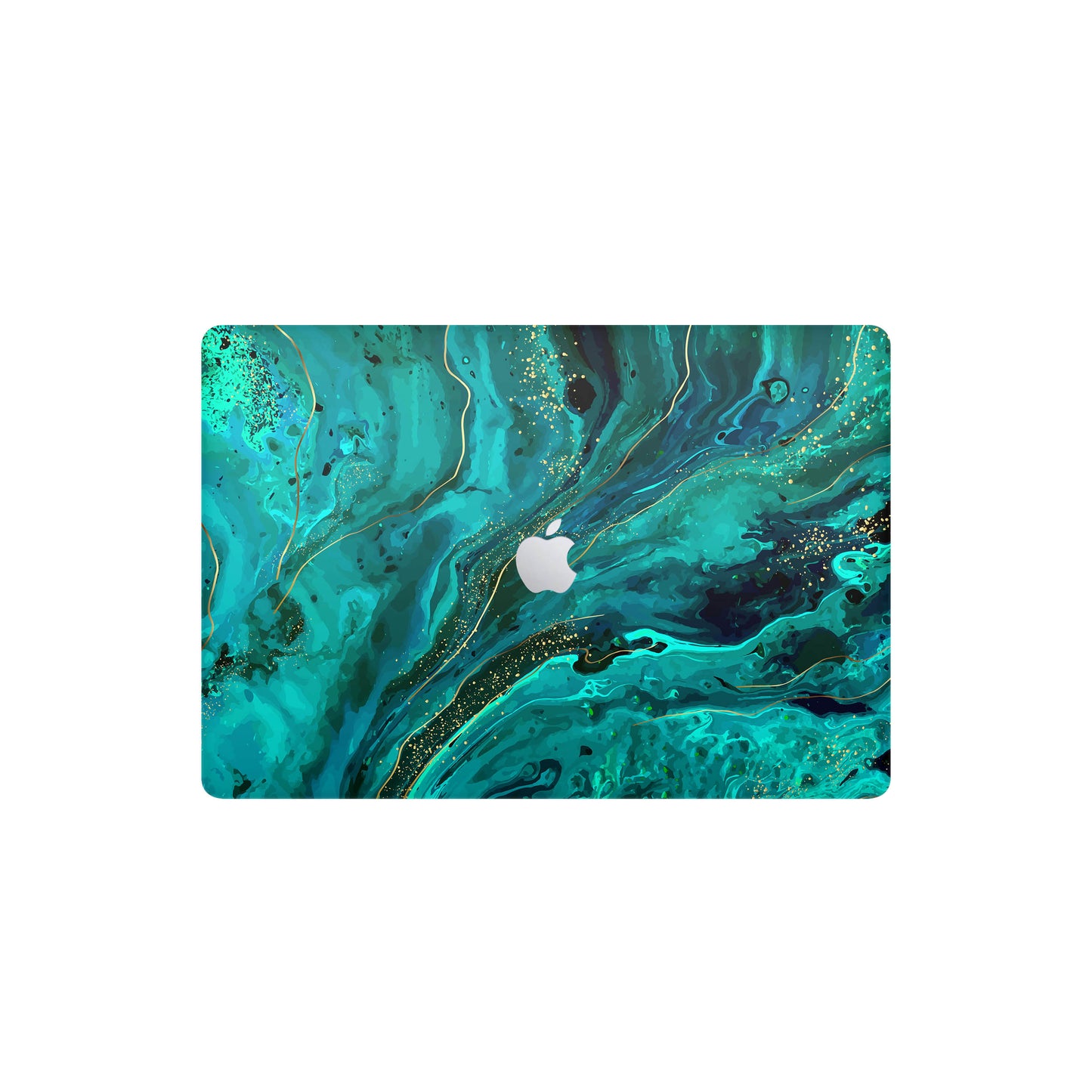 Folie de protectie MacBook Pro 13" M2 (2022), eSkins Signature, Skin Celestial Lagoon