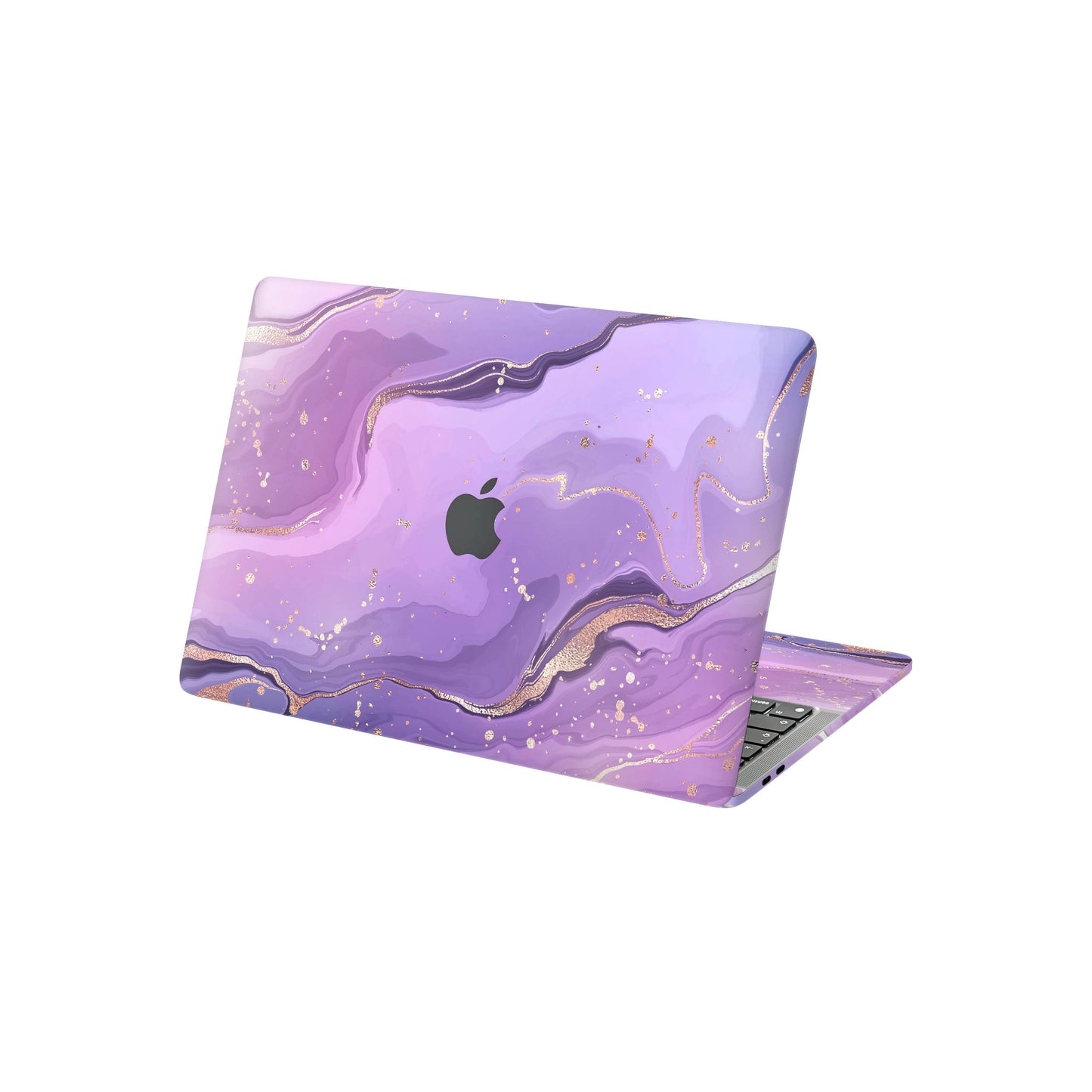 Folie de protectie MacBook Pro 13" M2 (2022), eSkins Signature, Skin Lavender Swirl
