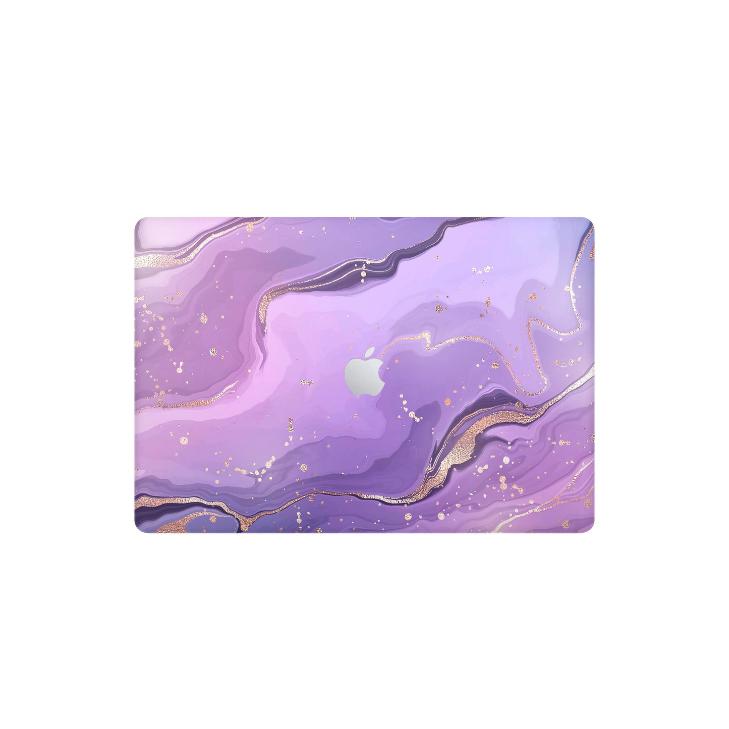 Folie de protectie MacBook Pro 13" M2 (2022), eSkins Signature, Skin Lavender Swirl
