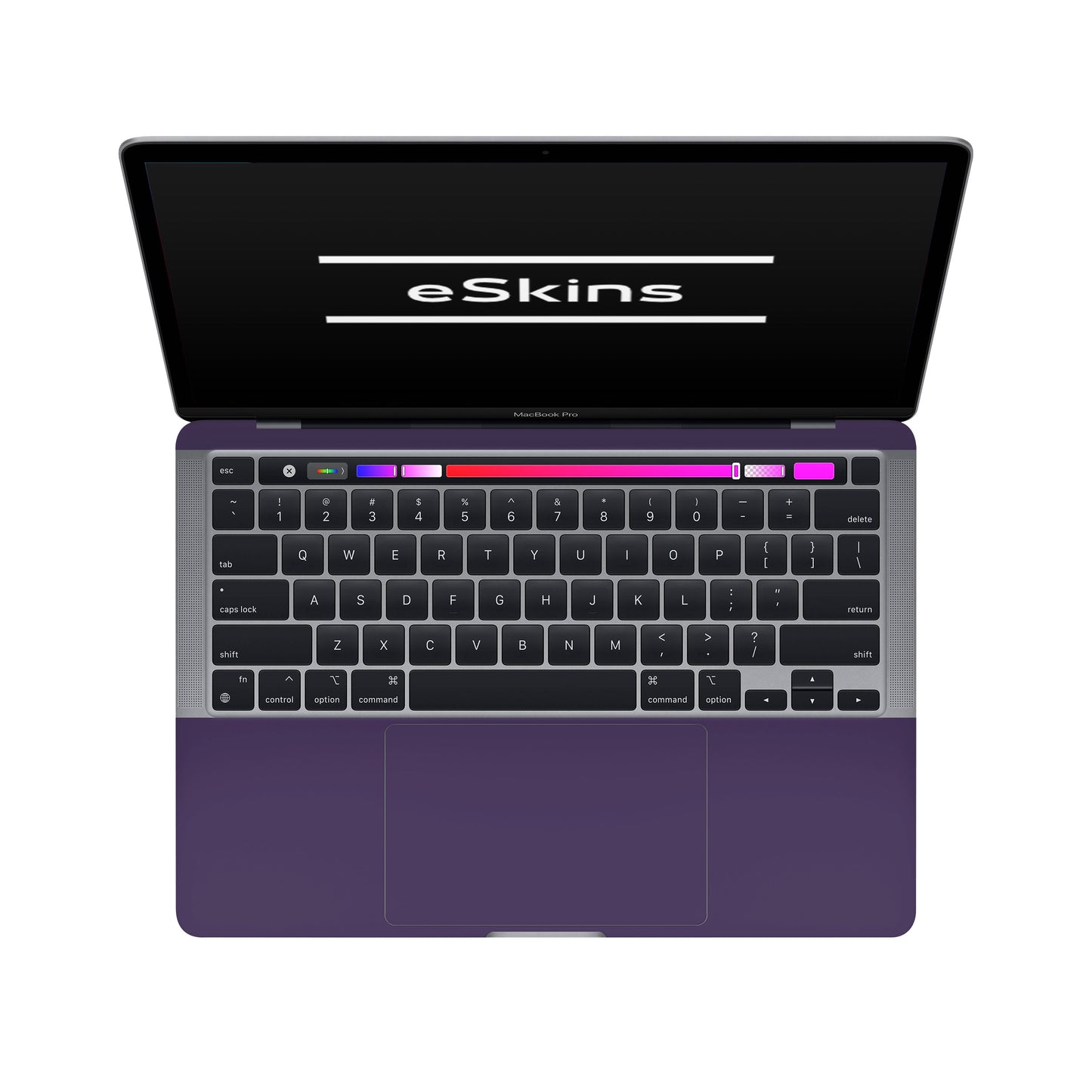 Folie de protectie MacBook Pro 13" M2 (2022), eSkins Unique, Skin Mat Mov