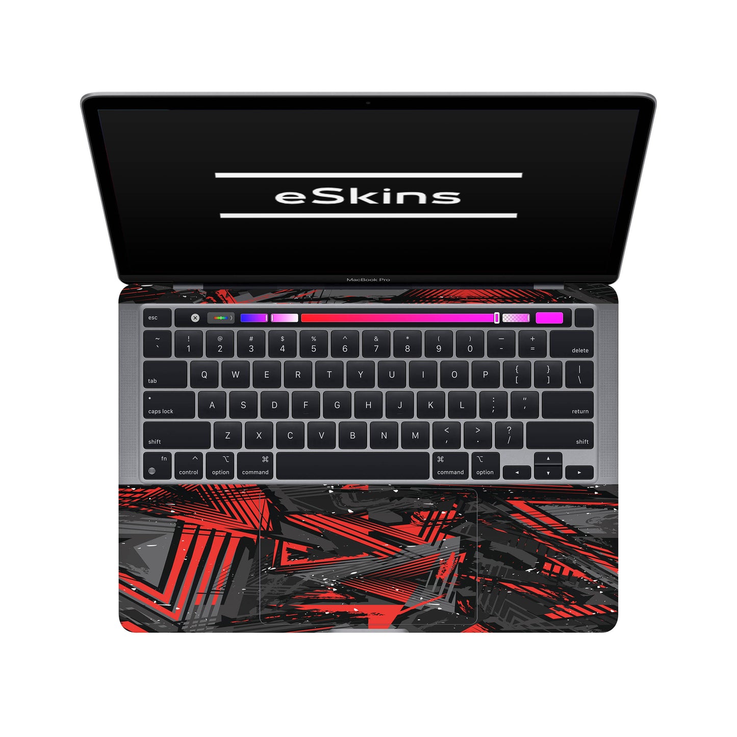 Folie de protectie MacBook Pro 13" M2 (2022), eSkins Signature, Skin Urban Assault