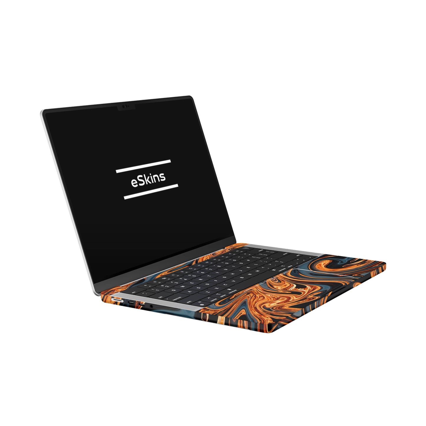 Folie de protectie MacBook Pro 14" M1 (2021), eSkins Signature, Skin Amber Blaze