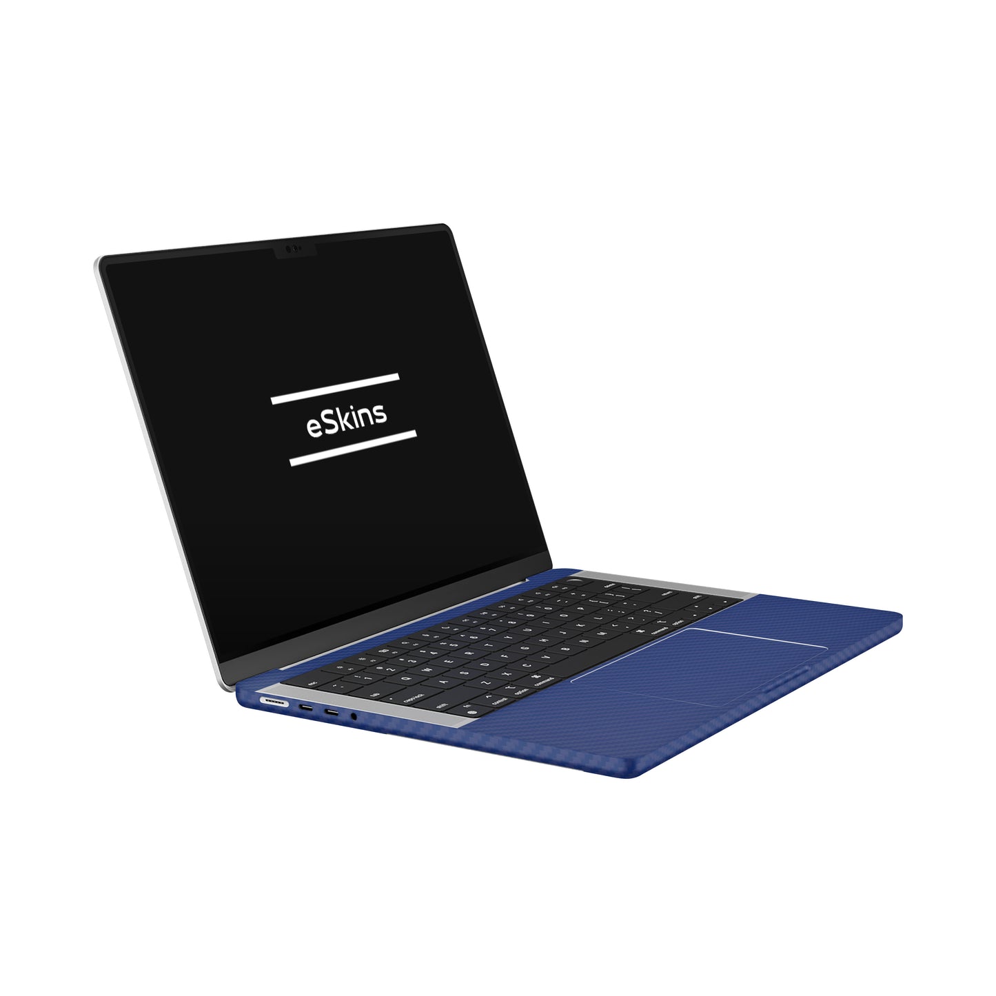 Skin MacBook Pro 14" M1 (2021), Carbon 3D Blue