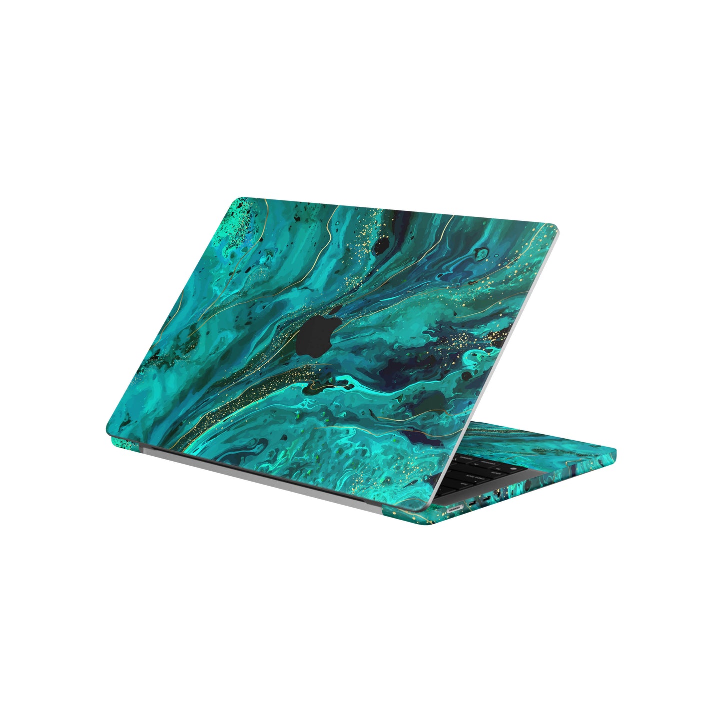 Folie de protectie MacBook Pro 14" M1 (2021), eSkins Signature, Skin Celestial Lagoon