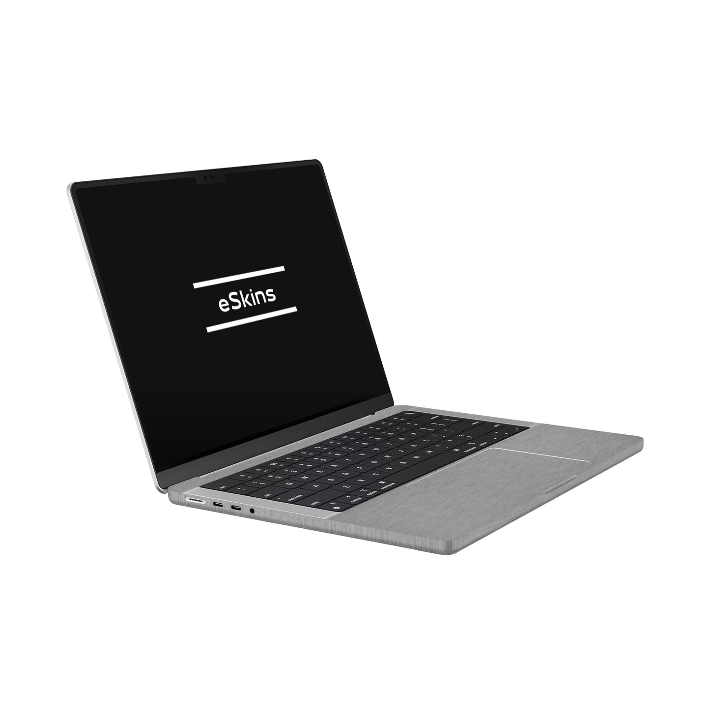 Folie de protectie MacBook Pro 14" M1 (2021), eSkins Elegans, Skin Metalic Grafit