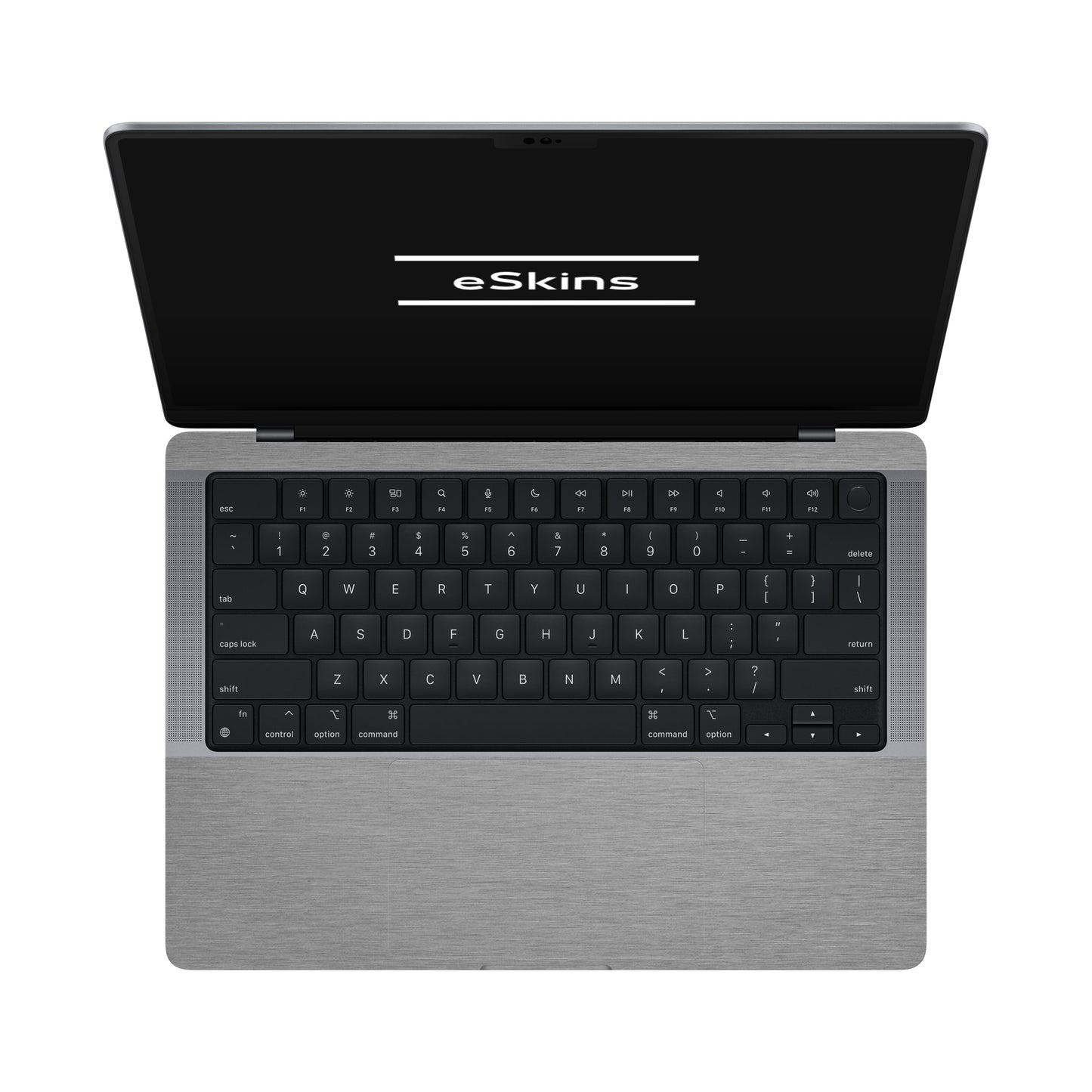 Folie de protectie MacBook Pro 14" M1 (2021), eSkins Elegans, Skin Metalic Grafit