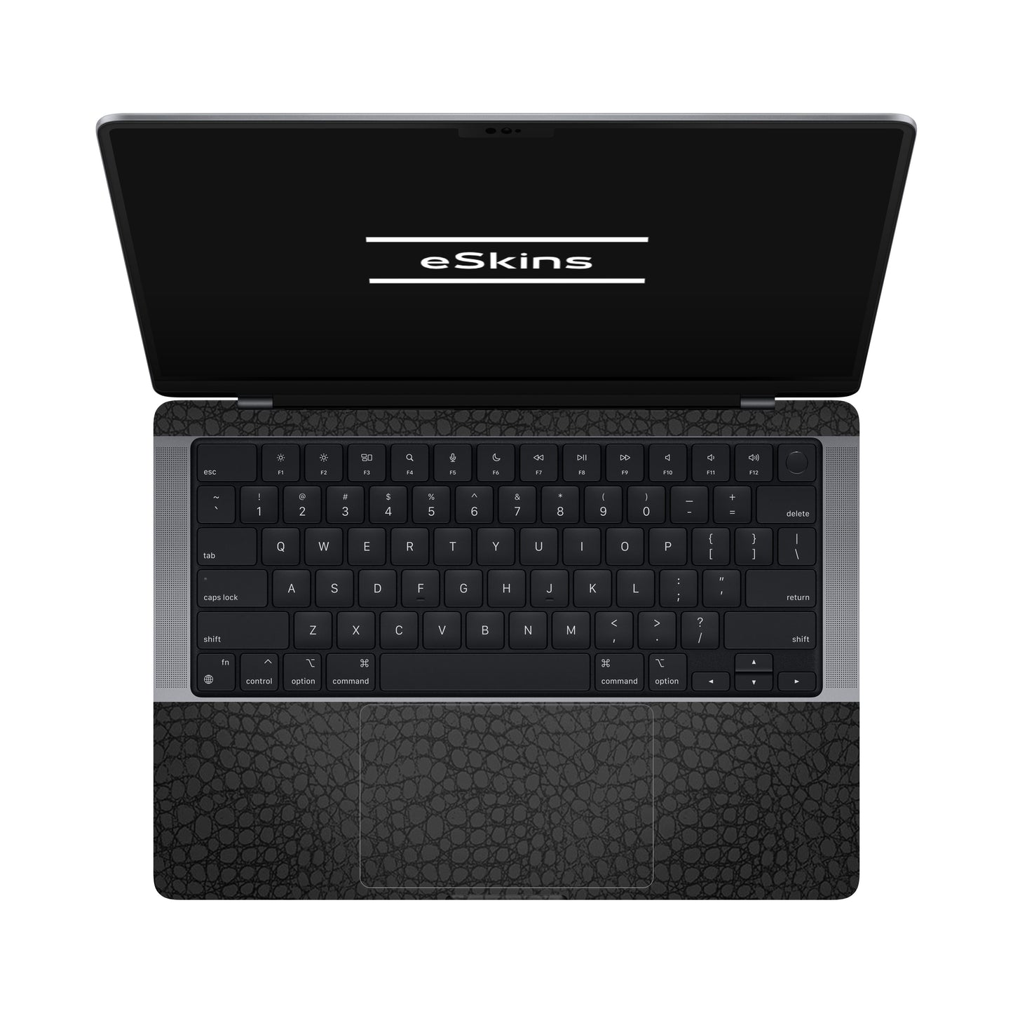 Skin MacBook Pro 14" M2 (2022), Croco 3D Black