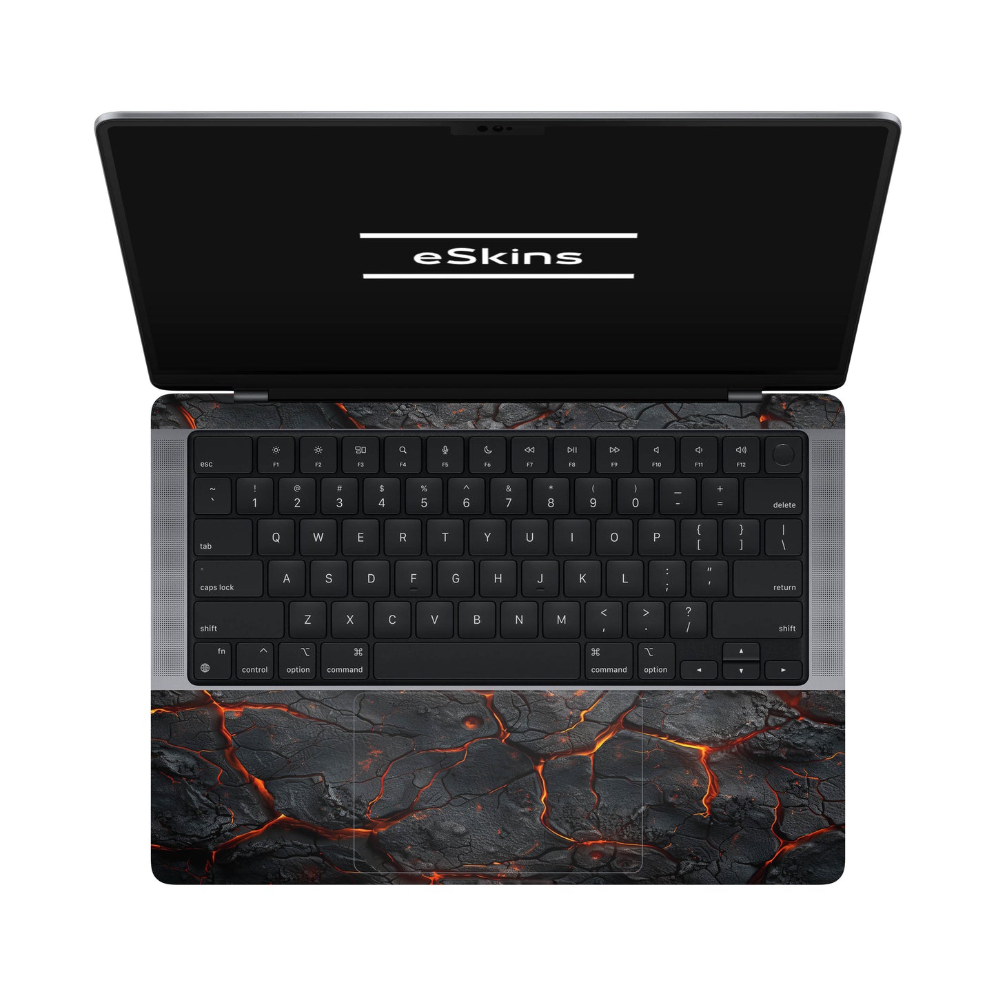 Folie de protectie MacBook Pro 14" M2 (2022), eSkins Signature, Skin Inferno Crust