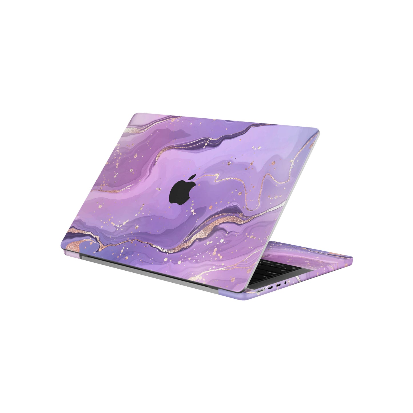 Folie de protectie MacBook Pro 14" M2 (2022), eSkins Signature, Skin Lavender Swirl