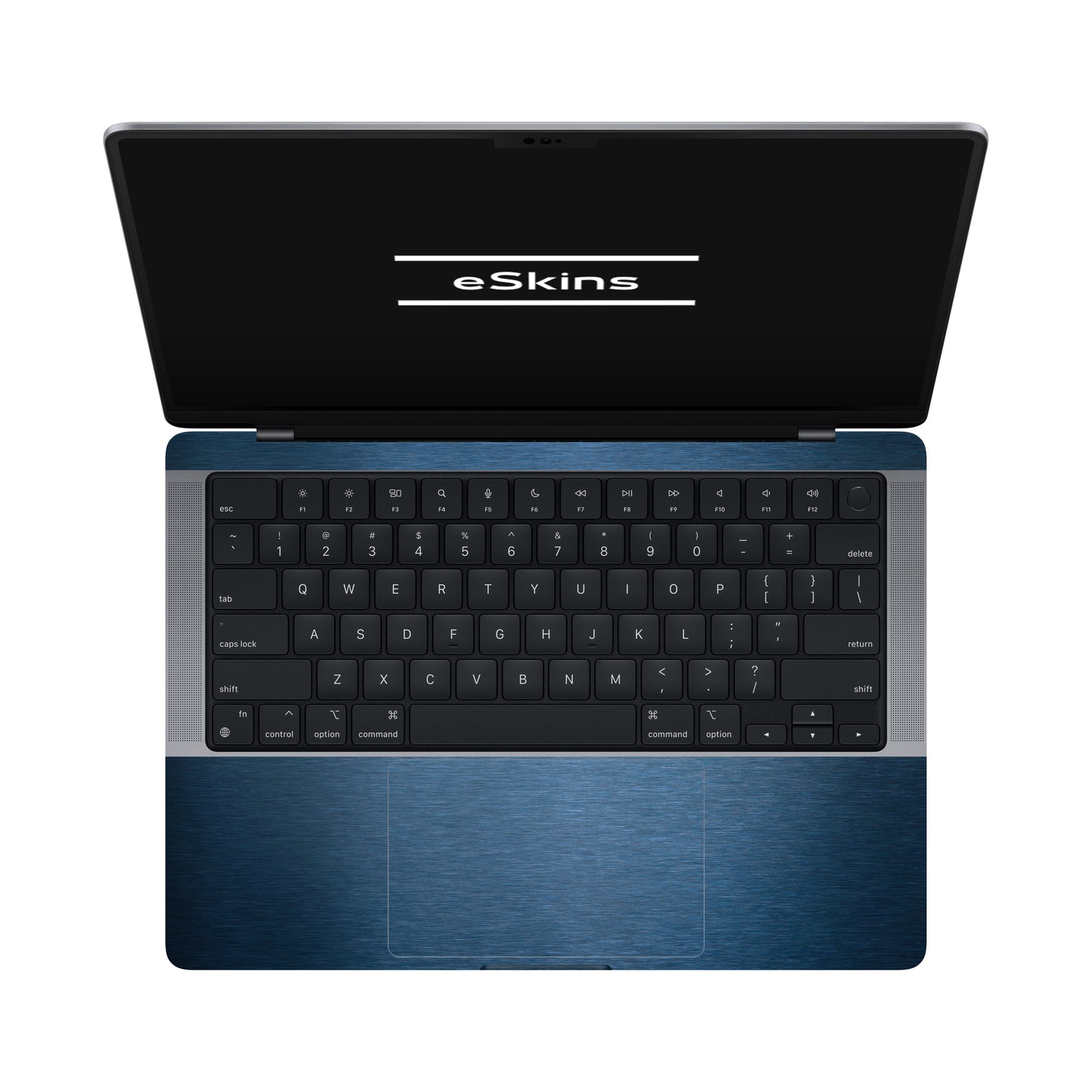 Skin MacBook Pro 14" M2 (2022), Metallic 3D Blue