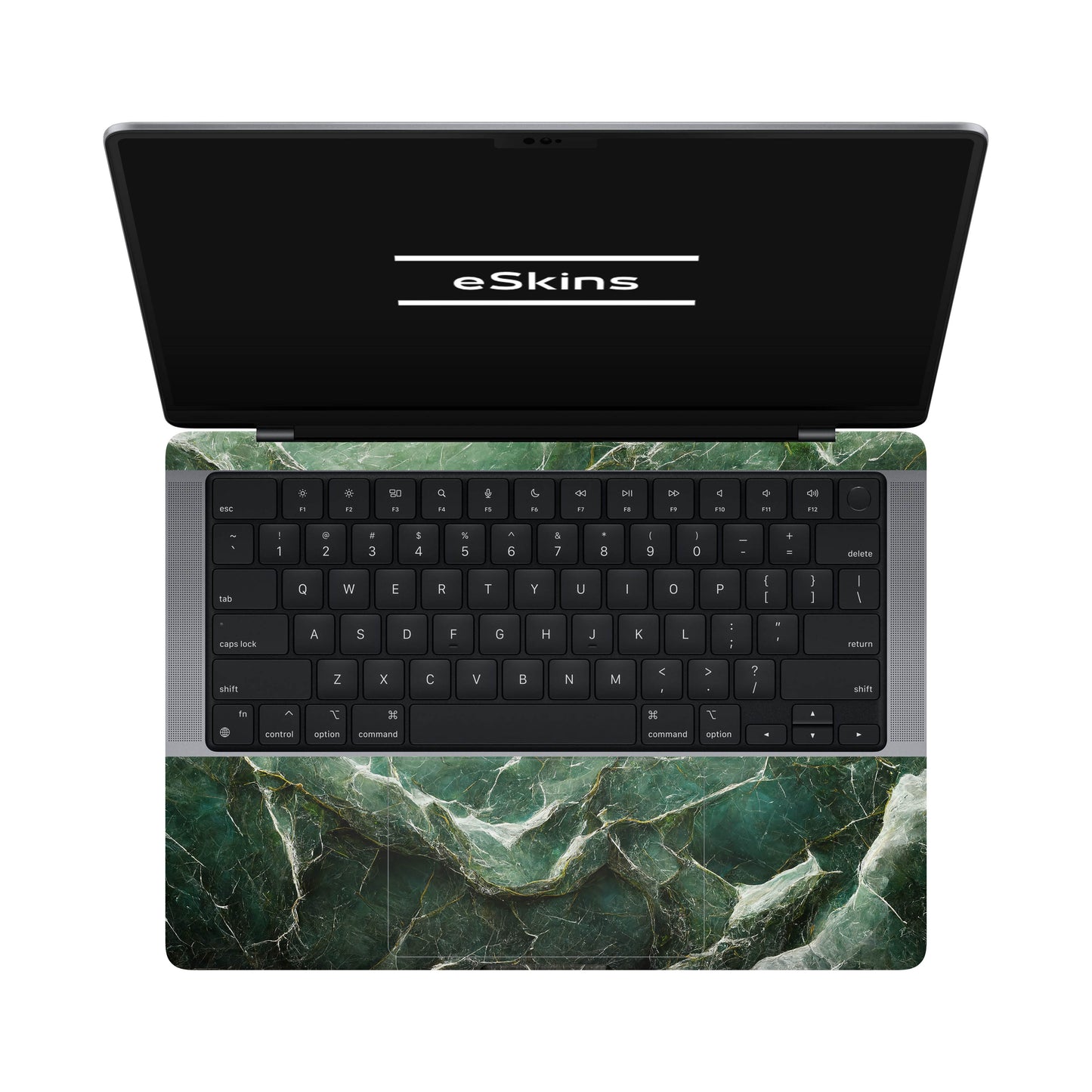 Folie de protectie MacBook Pro 14" M2 (2022), eSkins Signature, Mystic Emerald