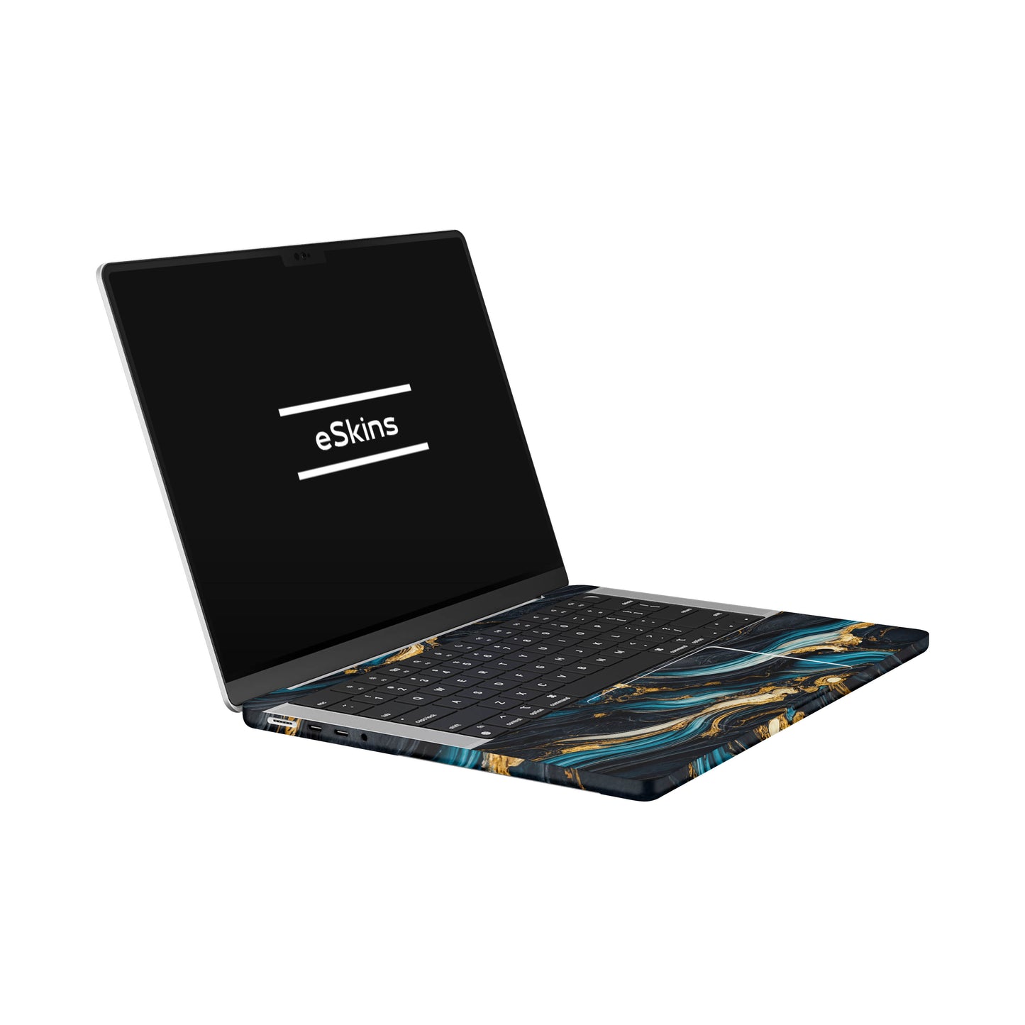 Folie de protectie MacBook Pro 14" M2 (2022), eSkins Signature, Mystic Ocean
