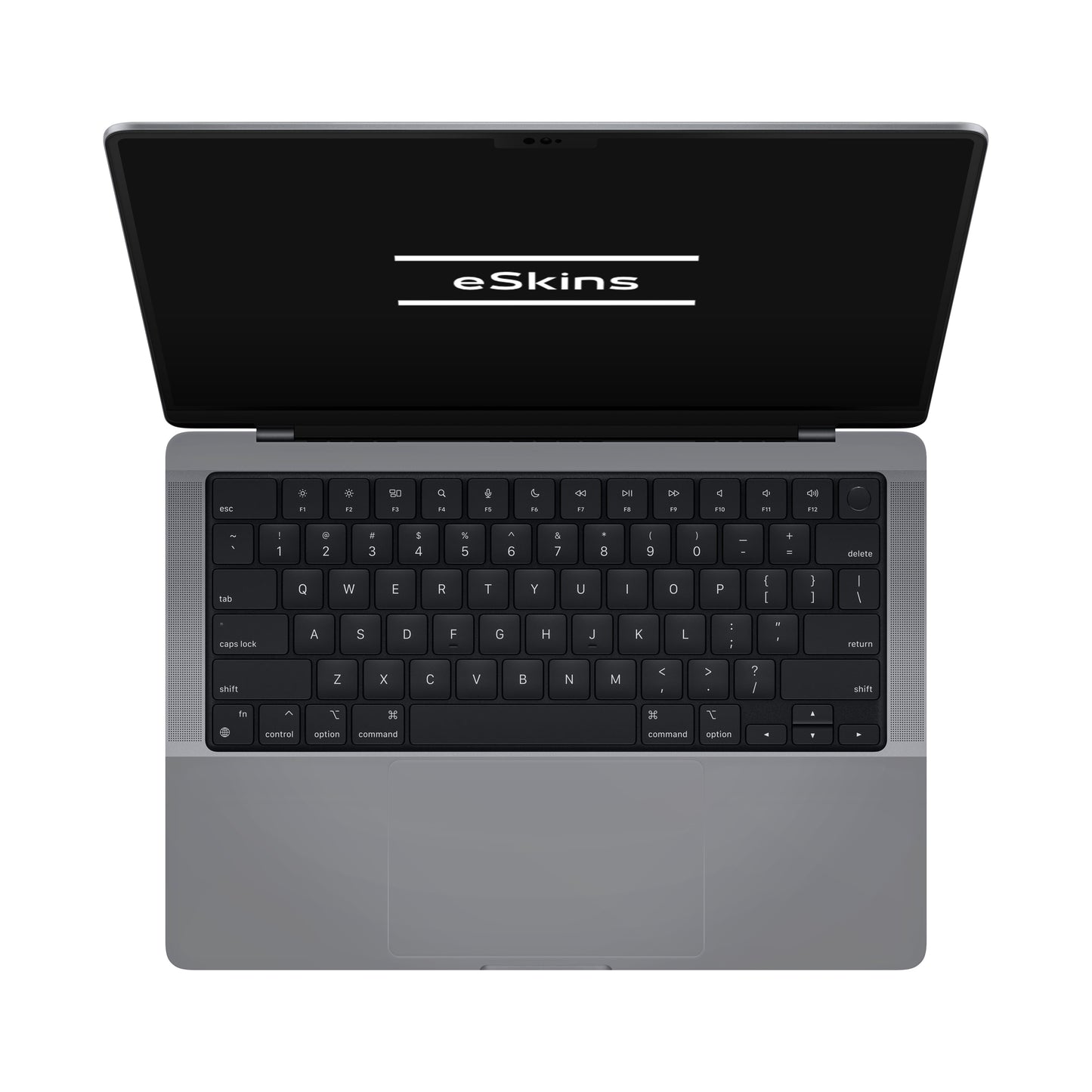 Folie de protectie MacBook Pro 14" M2 (2022), eSkins Unique, Skin Mat Gri