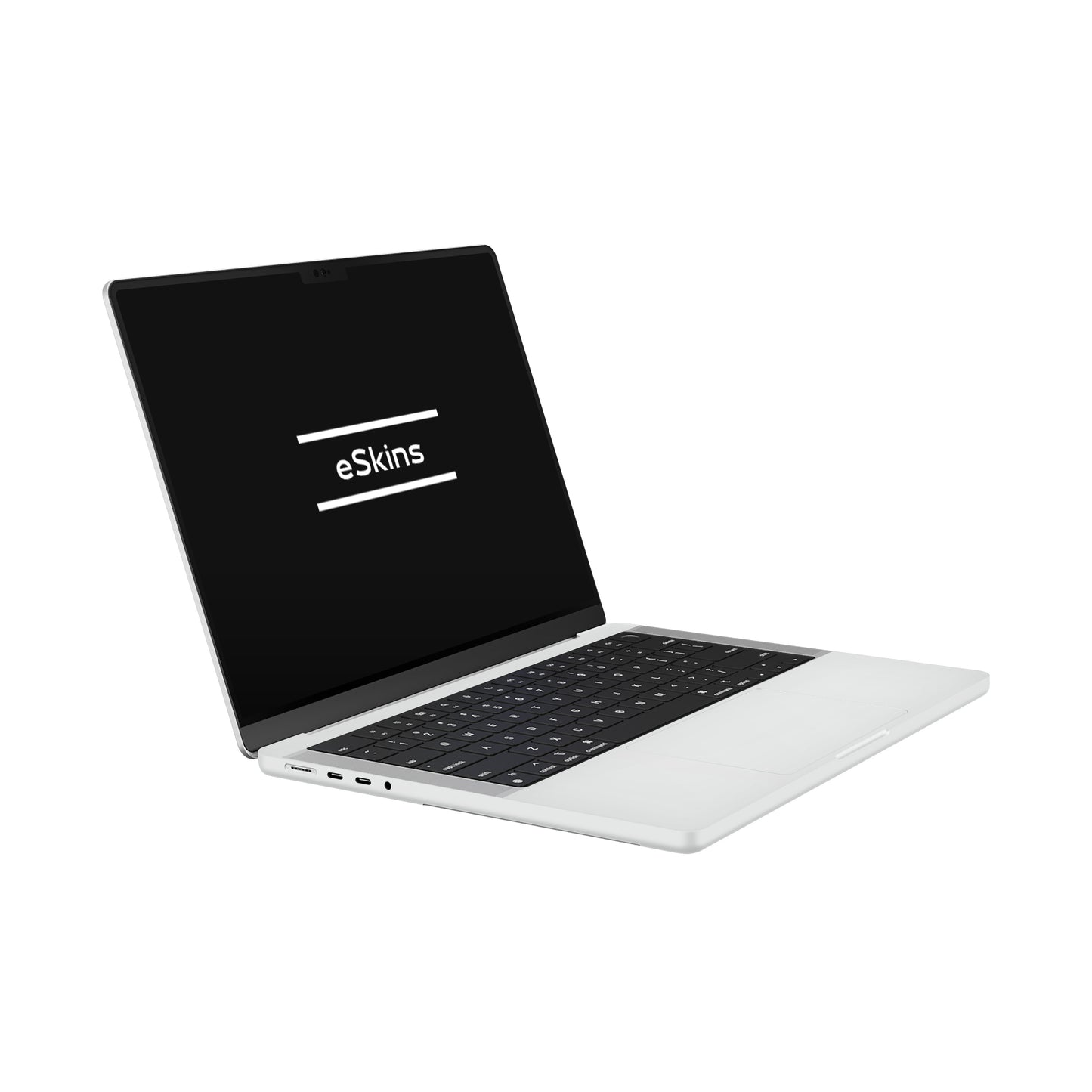Folie de protectie MacBook Pro 14" M2 (2022), eSkins Unique, Skin Mat Alb