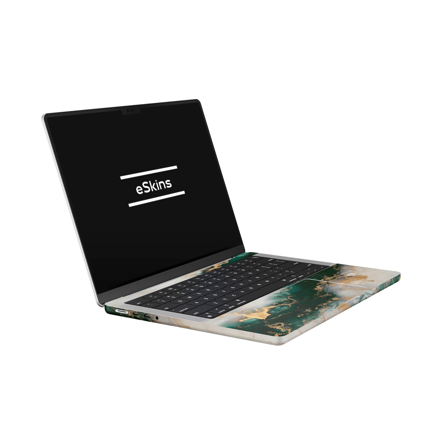 Folie de protectie MacBook Pro 14" M3 (2023), eSkins Signature, Forest Mist
