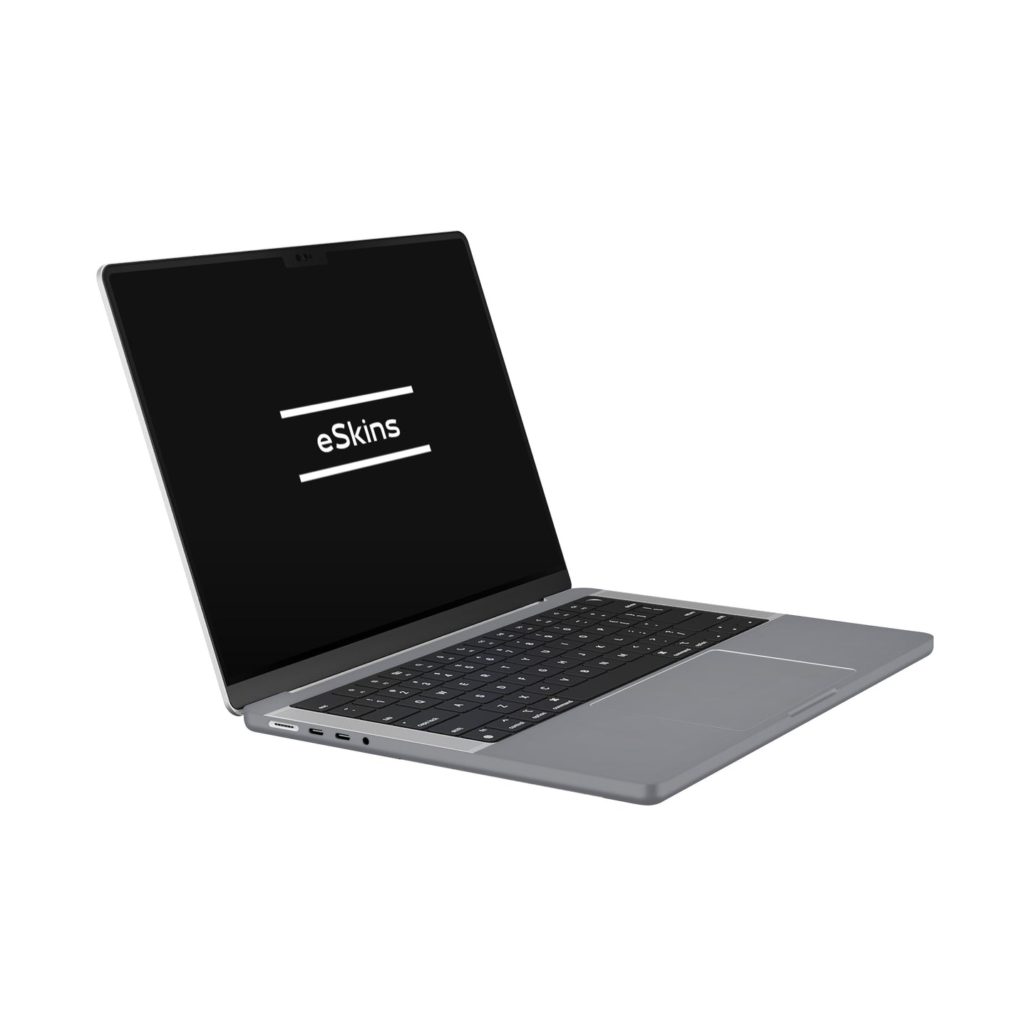 Folie de protectie MacBook Pro 14" M3 (2023), eSkins Unique, Skin Mat Gri