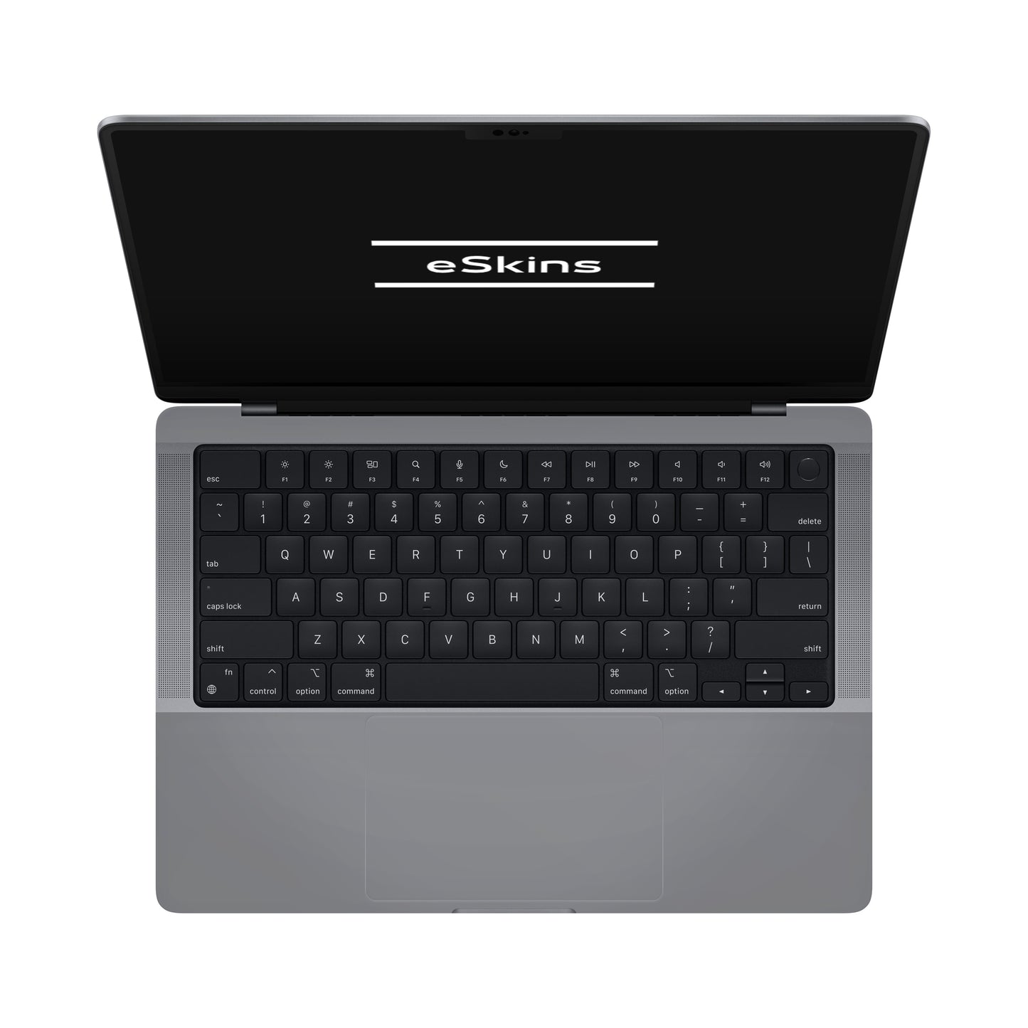 Folie de protectie MacBook Pro 14" M3 (2023), eSkins Unique, Skin Mat Gri