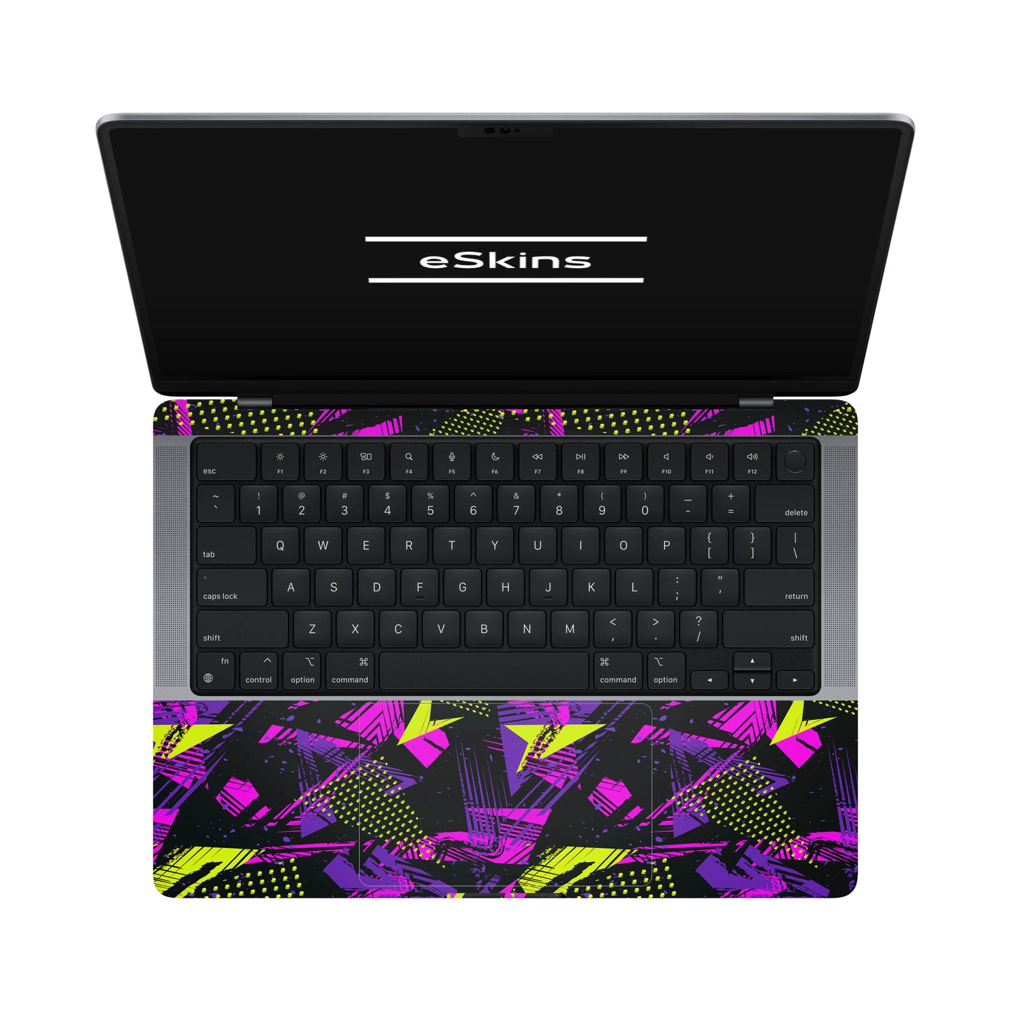 Folie de protectie MacBook Pro 14" M3 (2023), eSkins Signature, Skin Urban Graffiti