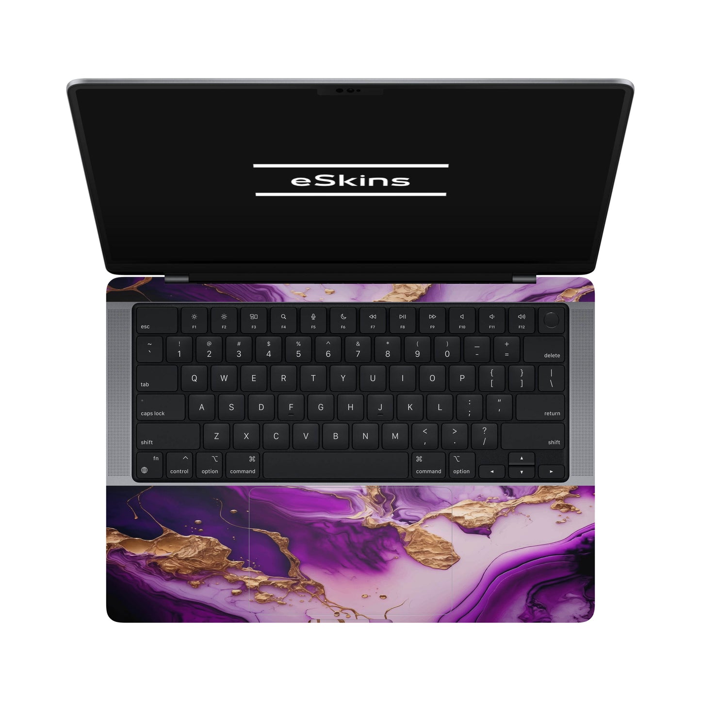 Folie de protectie MacBook Pro 14" M4 (2024), eSkins Signature, Skin Amethyst Dream
