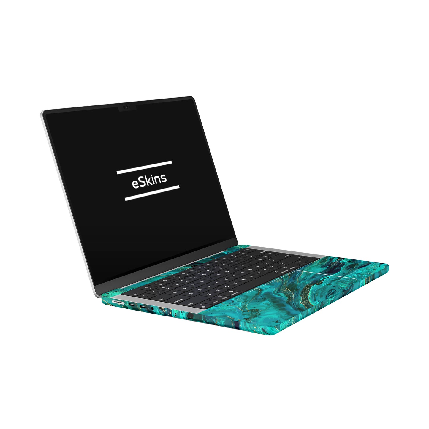 Folie de protectie MacBook Pro 14" M4 (2024), eSkins Signature, Skin Celestial Lagoon