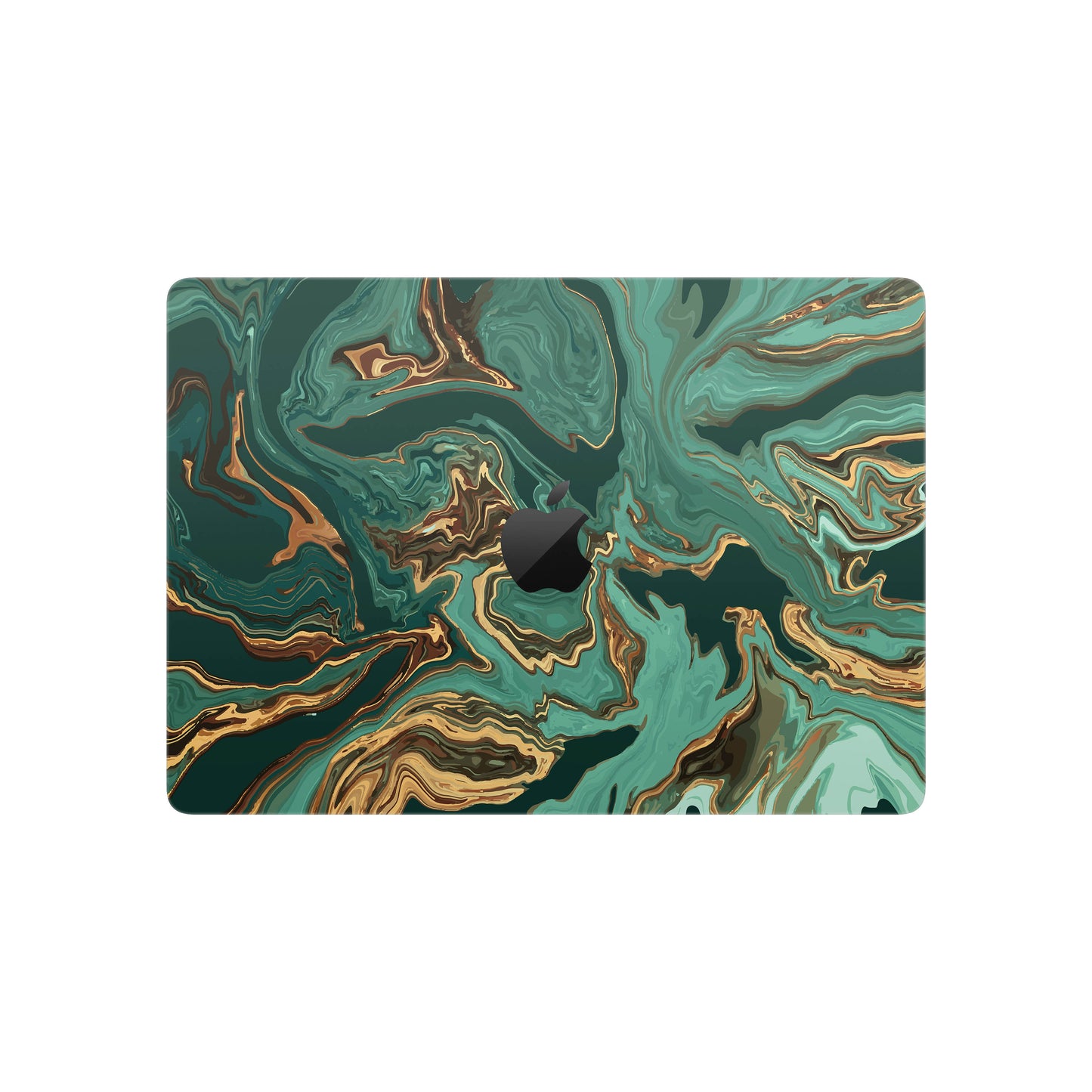 Folie de protectie MacBook Pro 14" M4 (2024), eSkins Signature, Skin Emerald Flow