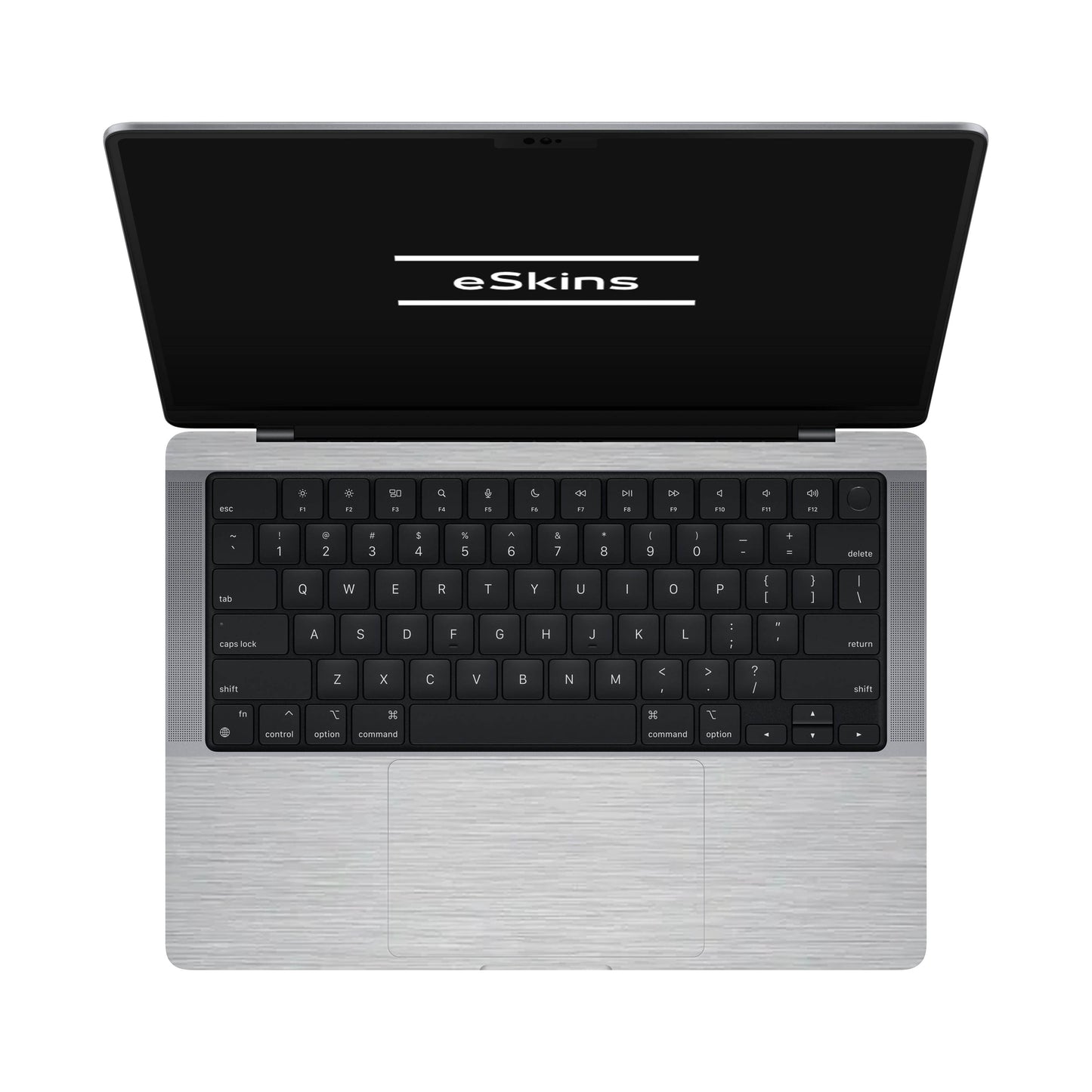 Folie de protectie MacBook Pro 14" M4 (2024), eSkins Elegans, Skin Metalic Gri