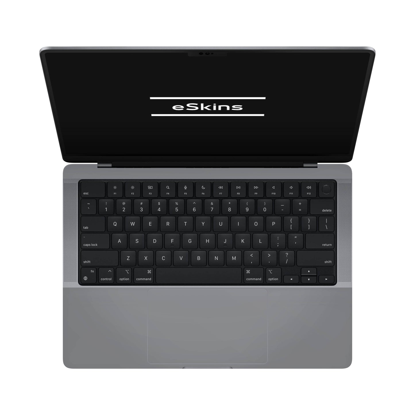Folie de protectie MacBook Pro 14" M4 (2024), eSkins Unique, Skin Mat Gri