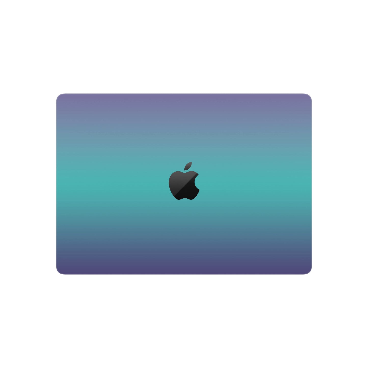 Folie de protectie MacBook Pro 14" M4 (2024), eSkins Unique, Skin Cameleon Turcoaz-Lavanda
