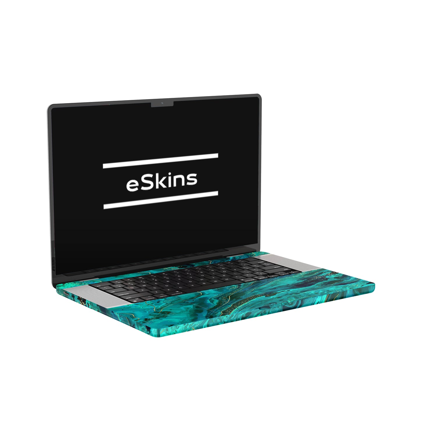 Folie de protectie MacBook Pro 16" M1 (2021), eSkins Signature, Skin Celestial Lagoon