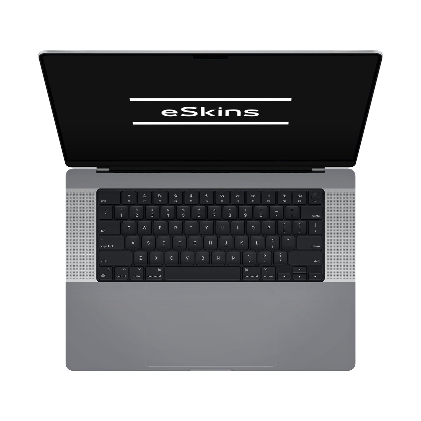 Folie de protectie MacBook Pro 16" M1 (2021), eSkins Unique, Skin Mat Gri