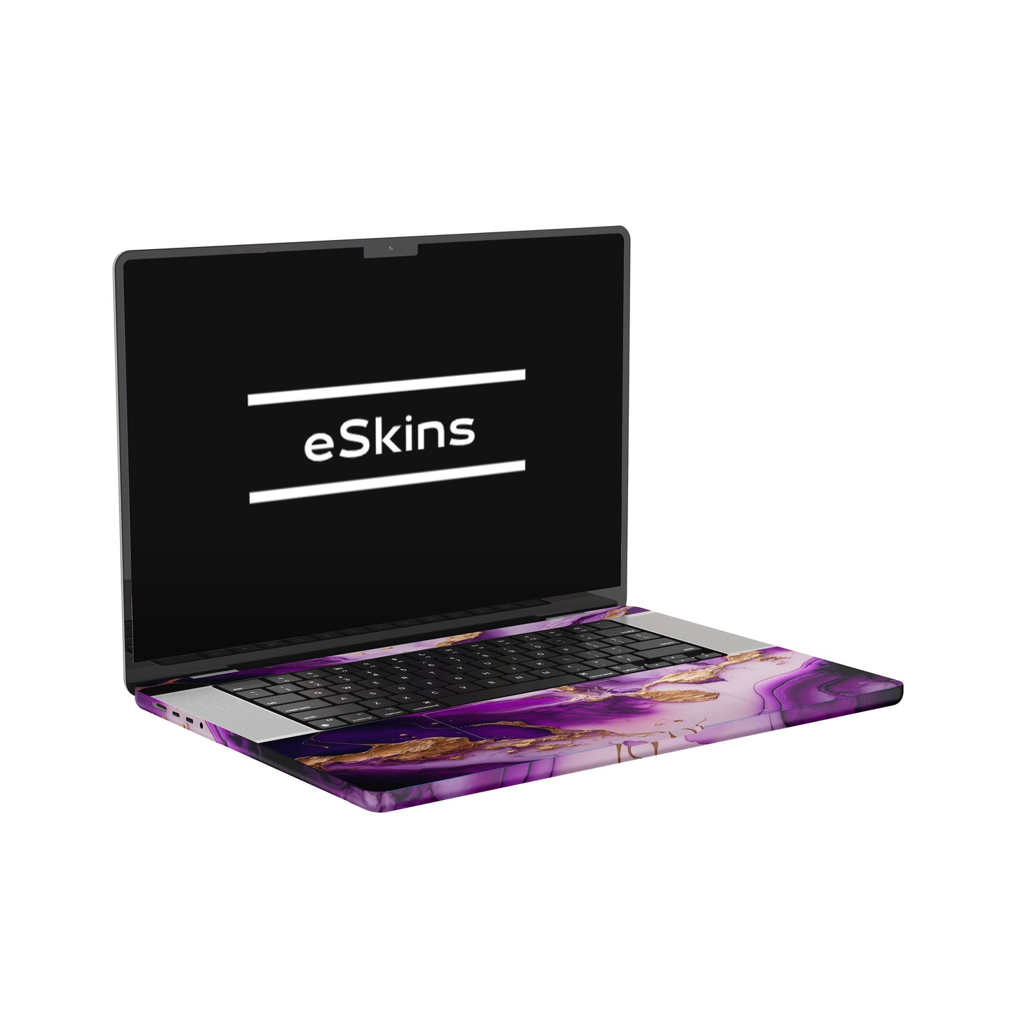 Folie de protectie MacBook Pro 16" M2 (2022), eSkins Signature, Skin Amethyst Dream