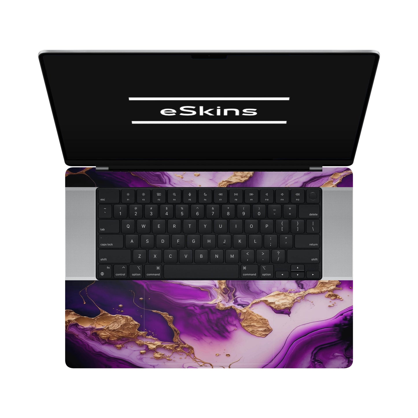Folie de protectie MacBook Pro 16" M2 (2022), eSkins Signature, Skin Amethyst Dream