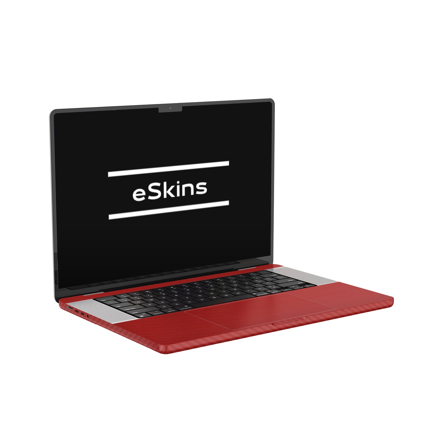 Skin MacBook Pro 16" M2 (2022), Carbon 3D Red