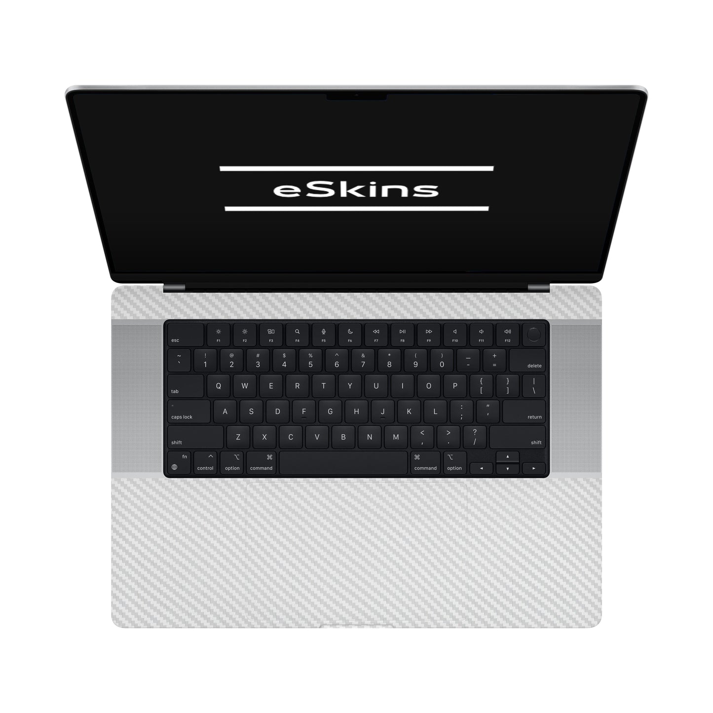 Skin MacBook Pro 16" M2 (2022), Carbon 3D White