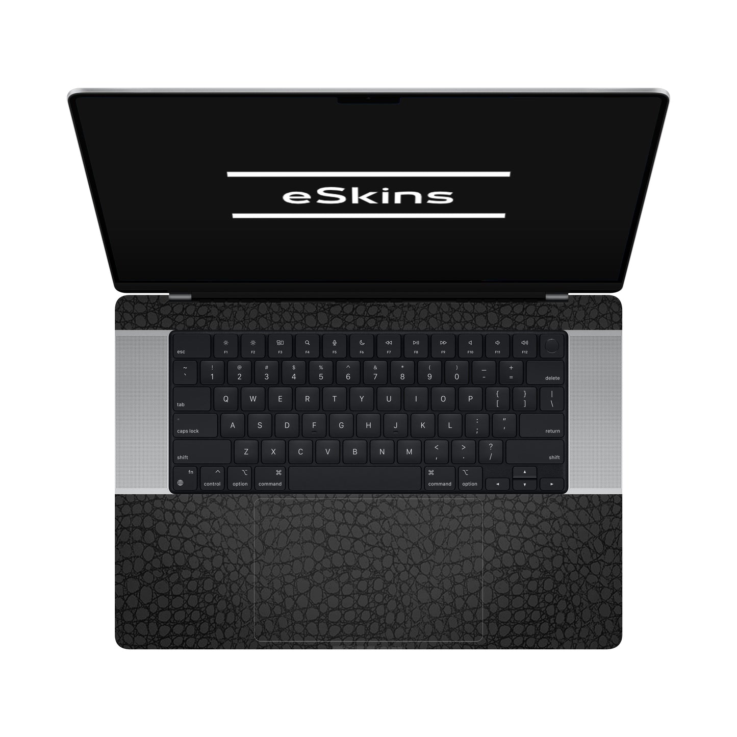Skin MacBook Pro 16" M2 (2022), Croco 3D Black