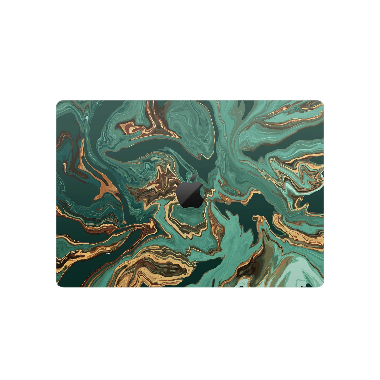 Folie de protectie MacBook Pro 16" M2 (2022), eSkins Signature, Skin Emerald Flow