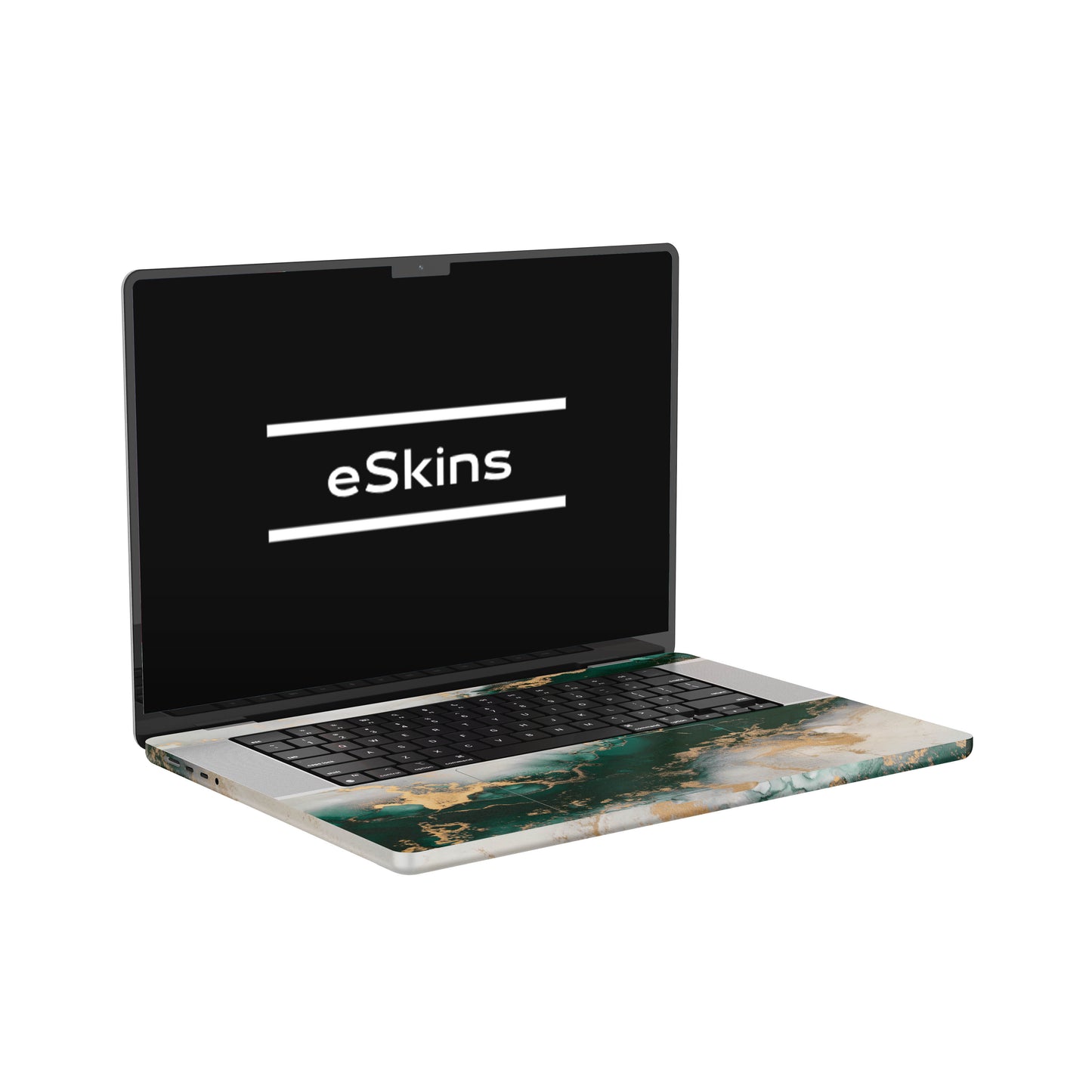 Folie de protectie MacBook Pro 16" M2 (2022), eSkins Signature, Forest Mist