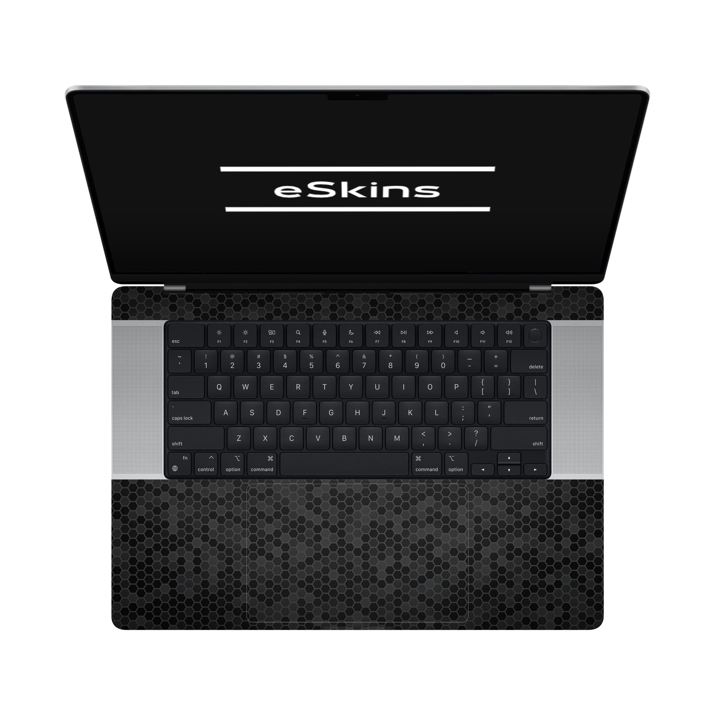 Skin MacBook Pro 16" M2 (2022), Honeycomb 3D Black